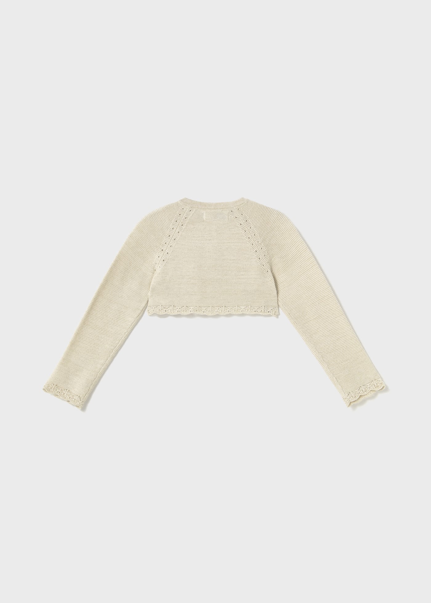 Baby Cropped Knit Cardigan