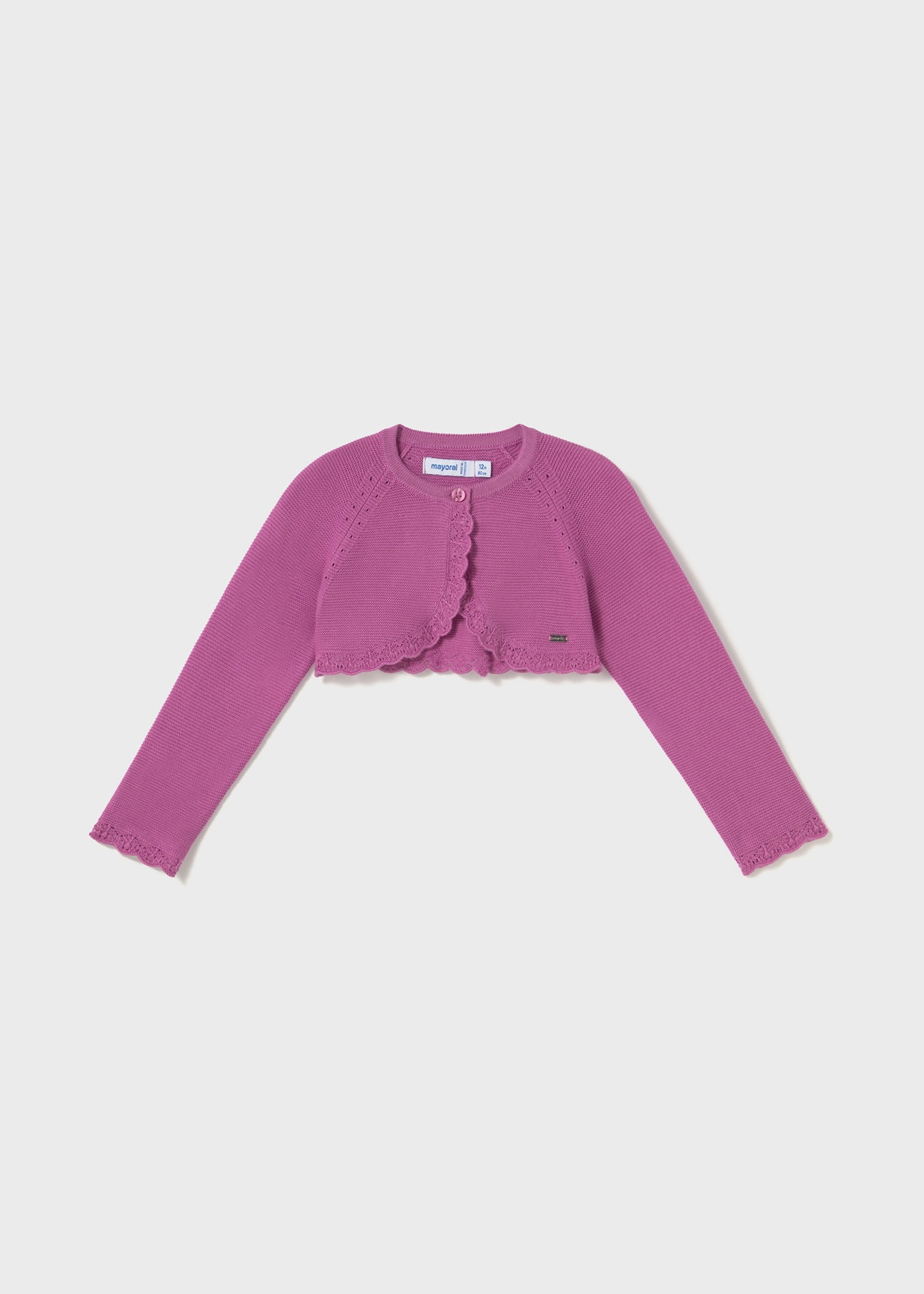 Cardigan bolerino basico tricot neonata