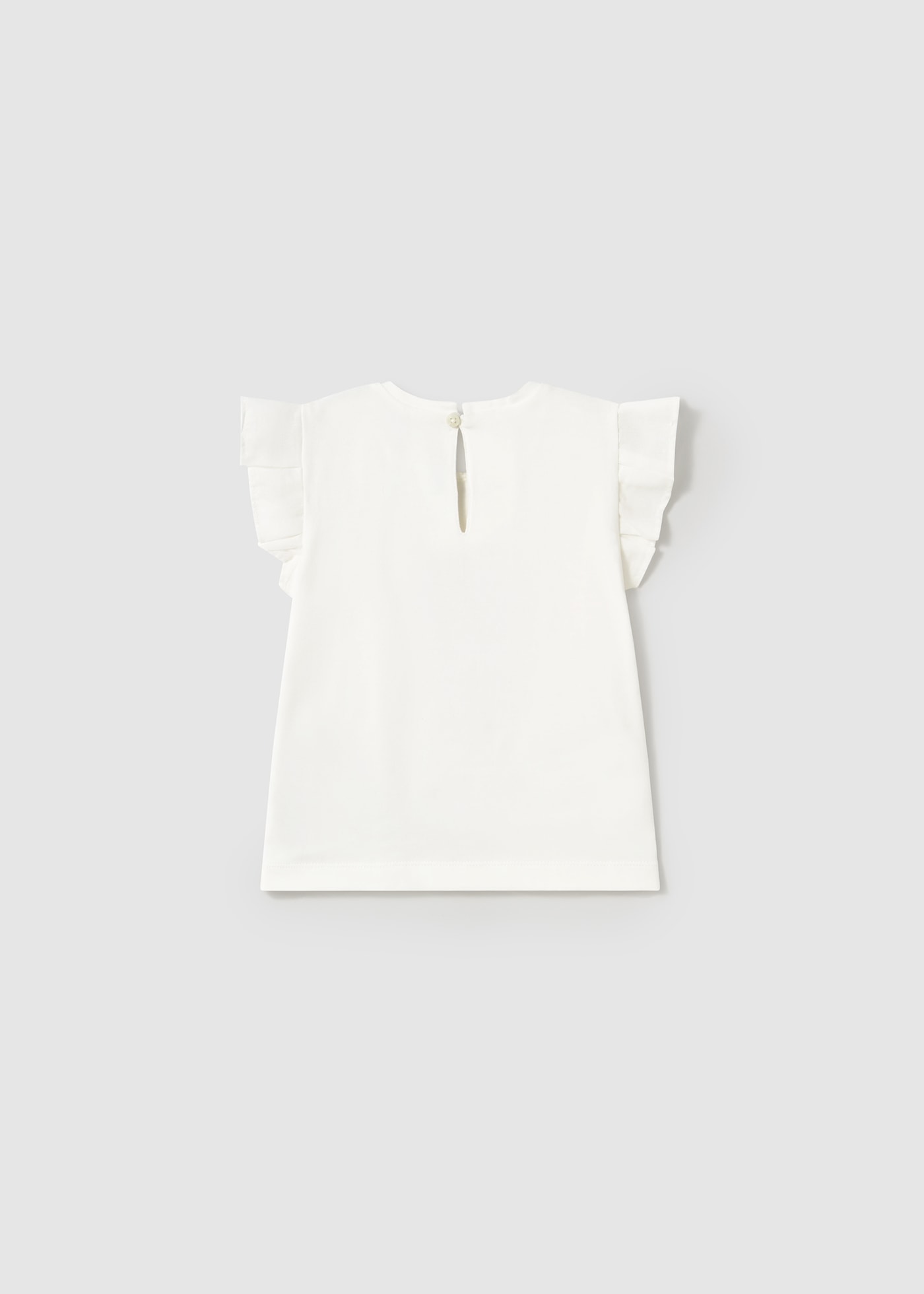 Baby ruffle sleeved top