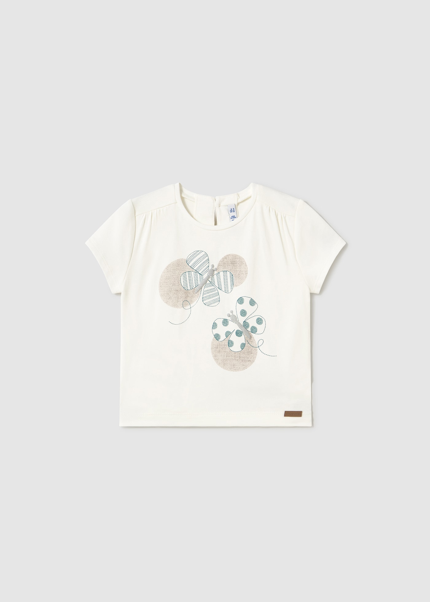 T-shirt borboletas bebé