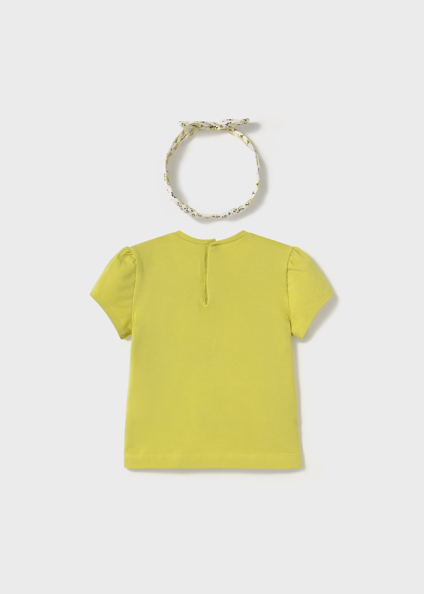 Baby print t-shirt with headband