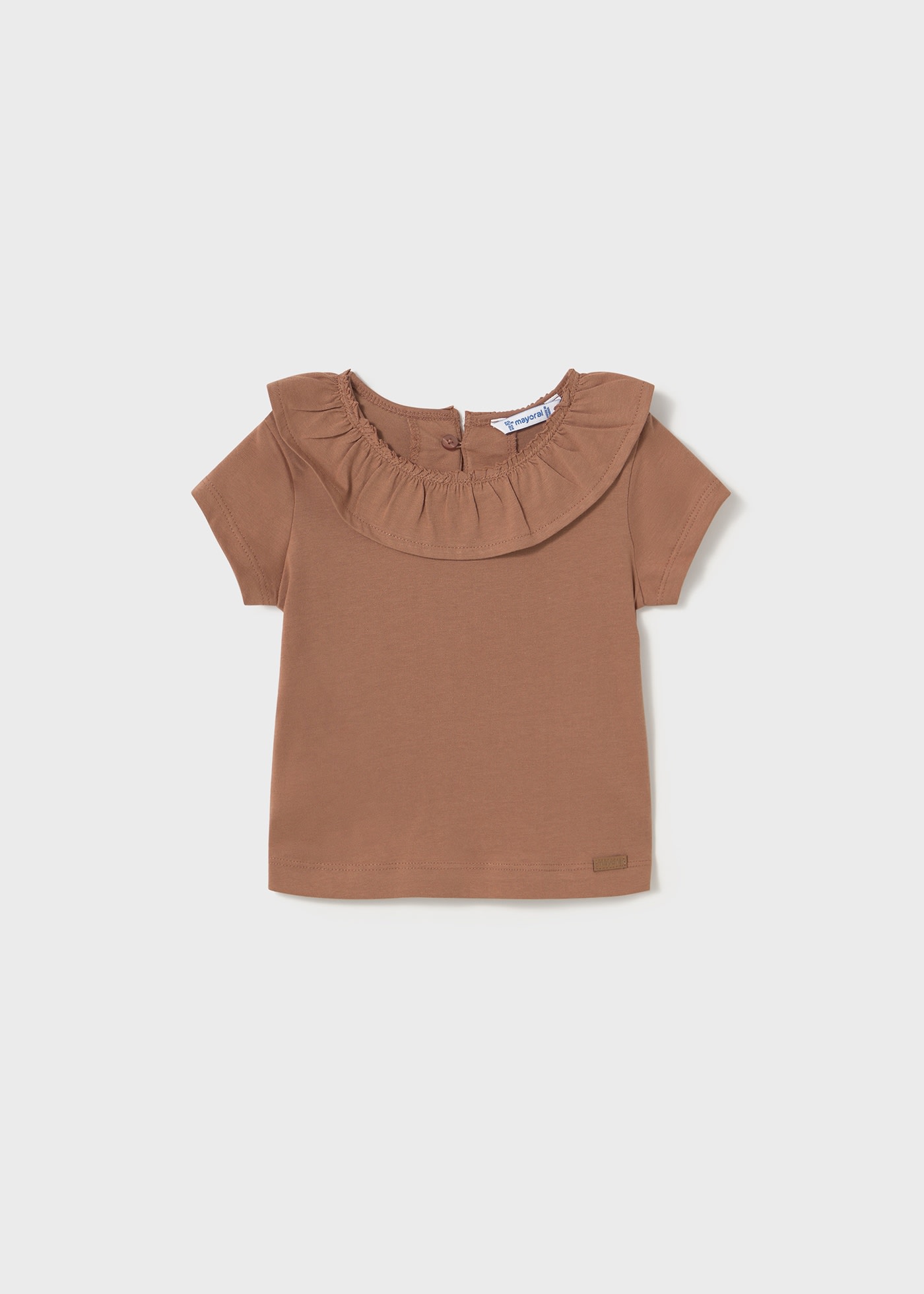 T-shirt à col à volants bébé