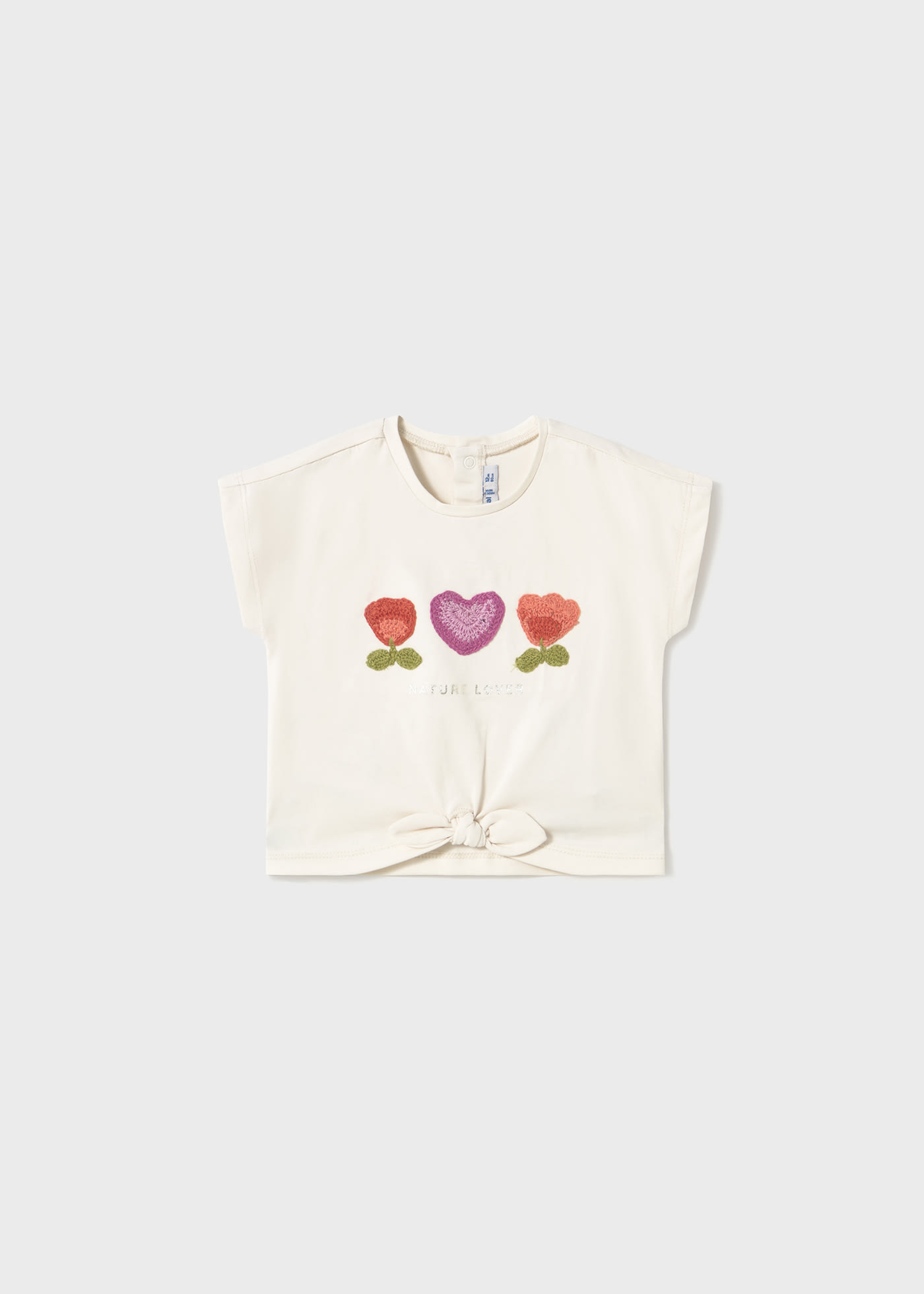 Tricou cu aplicatii bebe