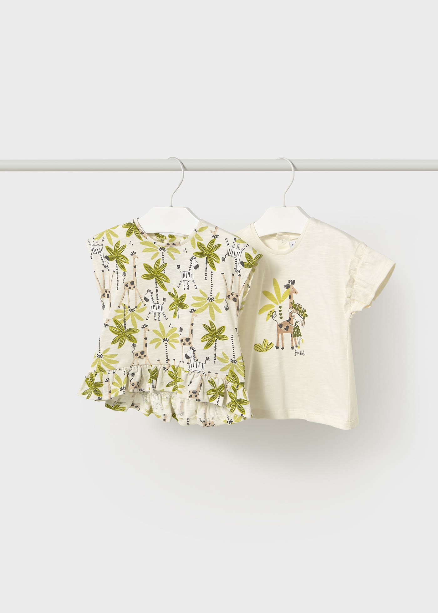Pack 2 t-shirts estampadas bebé