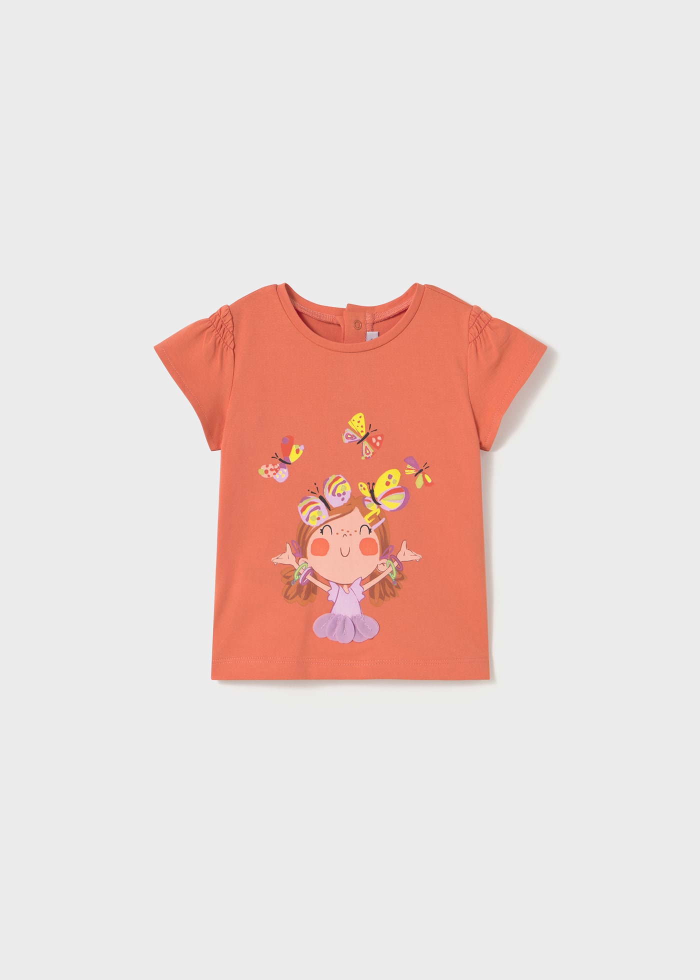 Baby embossed applique t-shirt