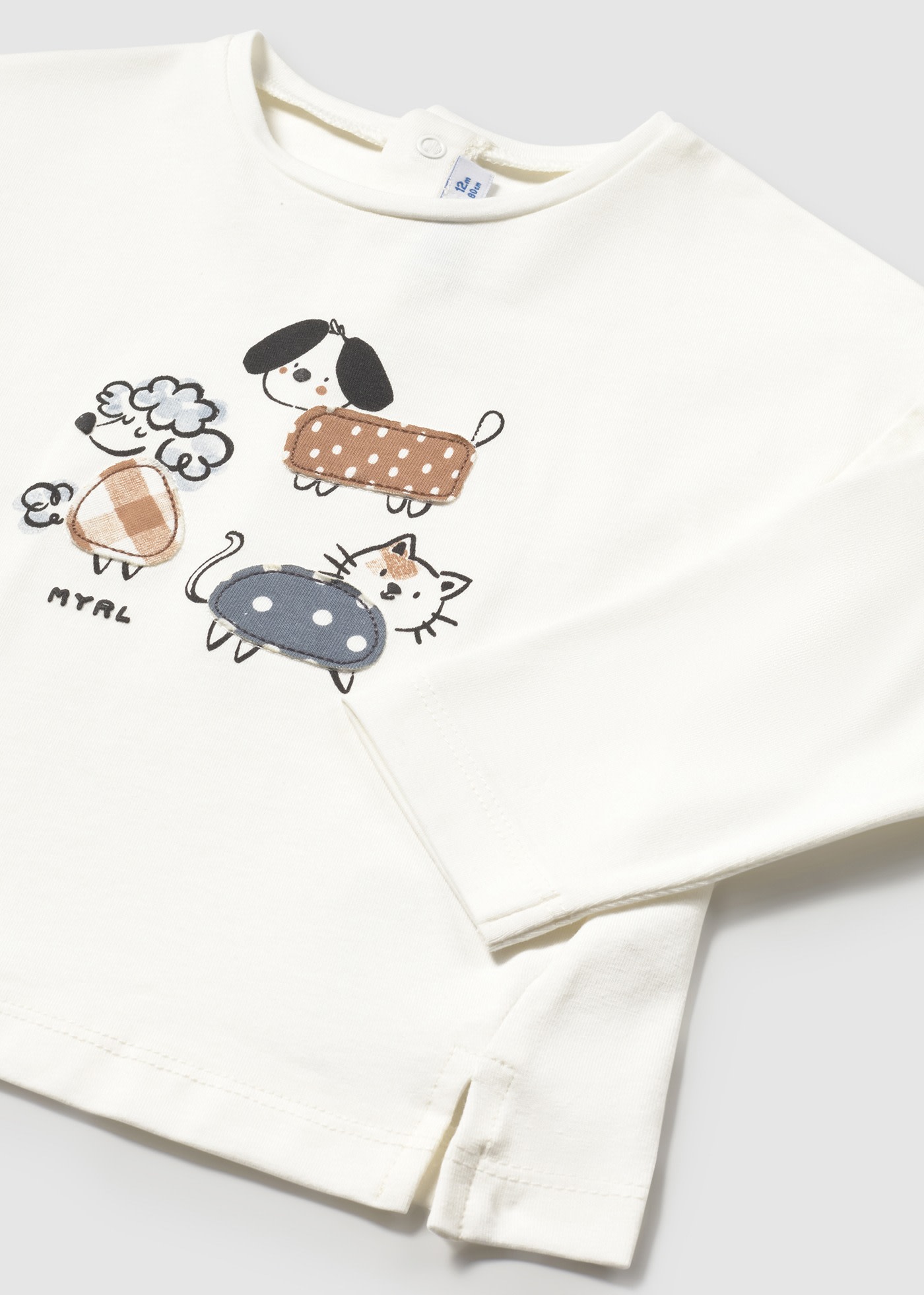 Baby Long-Sleeve Puppies T-Shirt