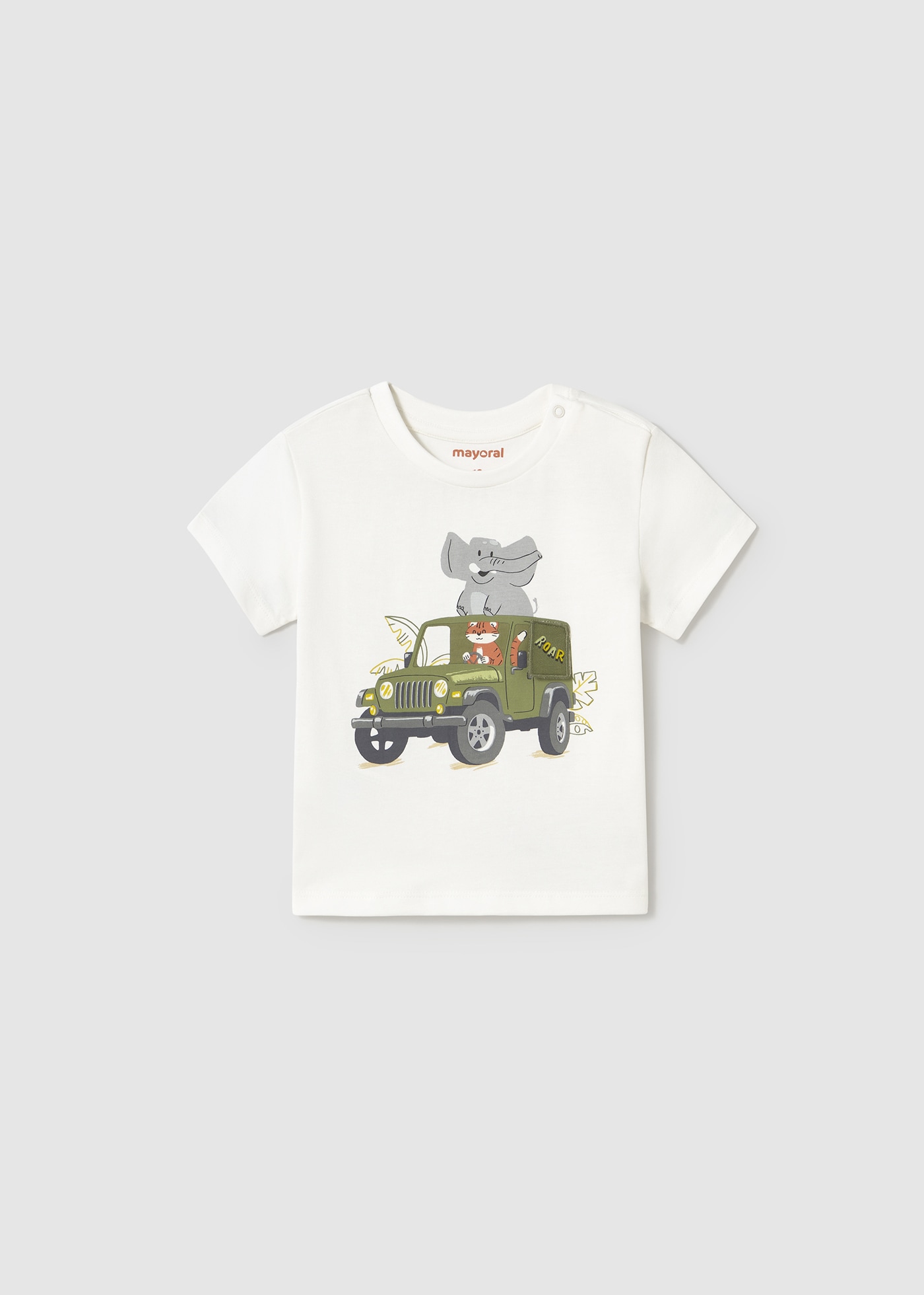 T-shirt safari bebé