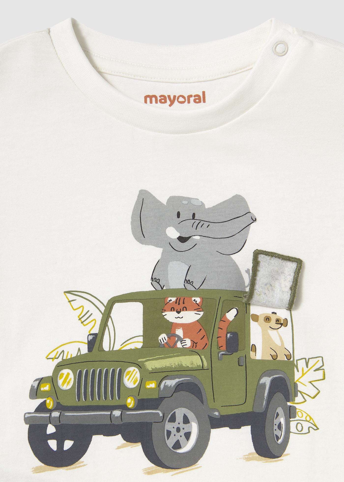 Camiseta safari bebé