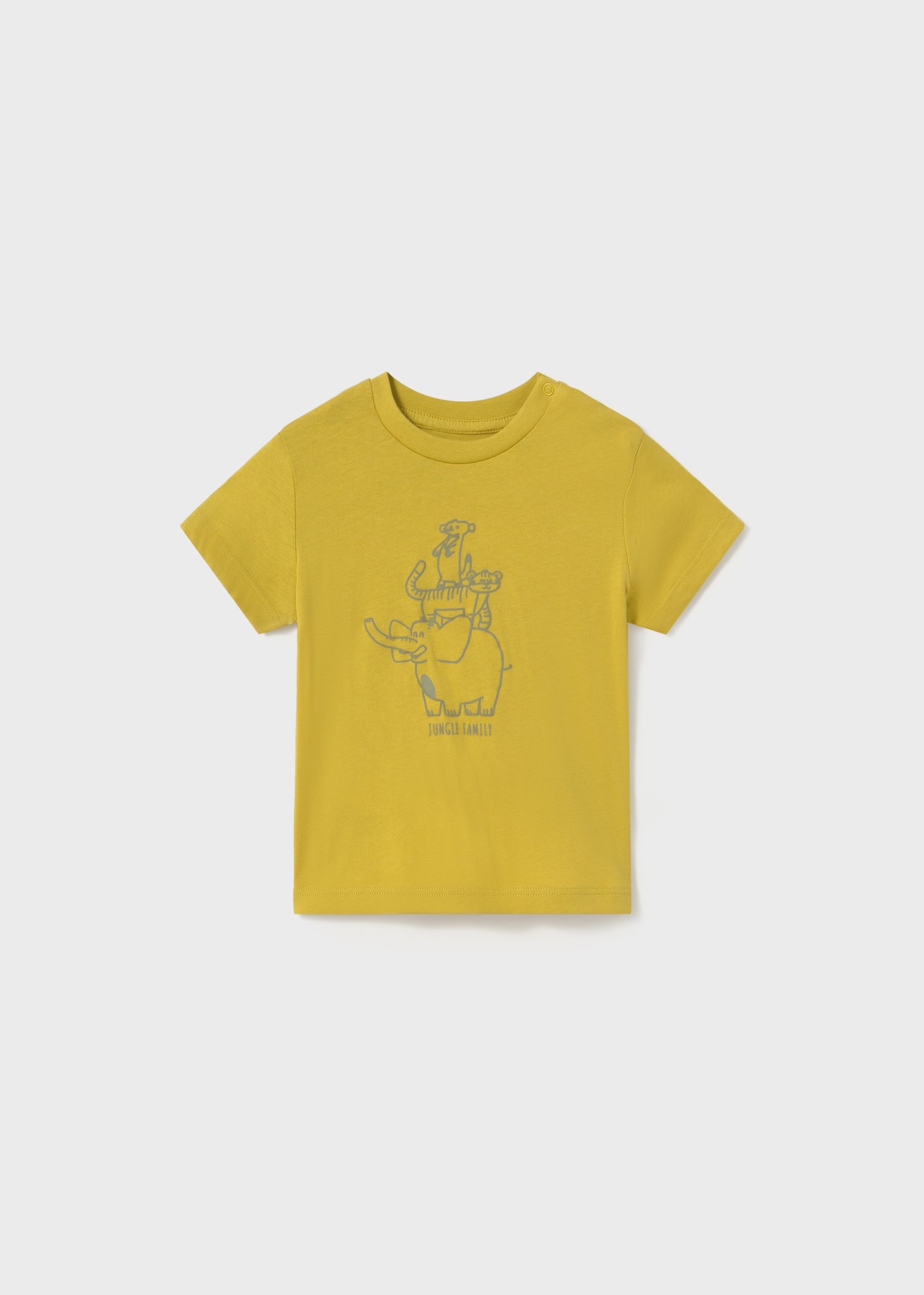 T-shirt silhueta animais bebé