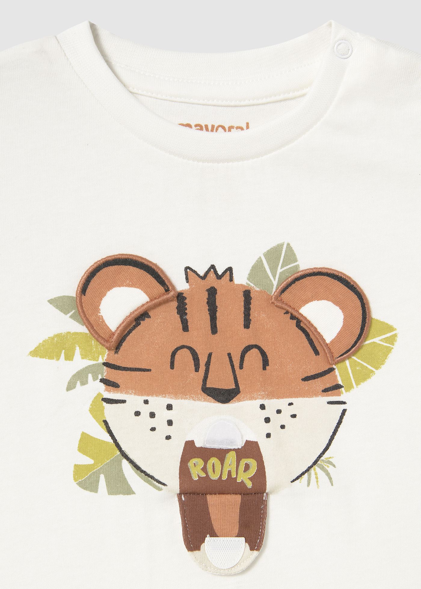 T-shirt interactif tigre bébé