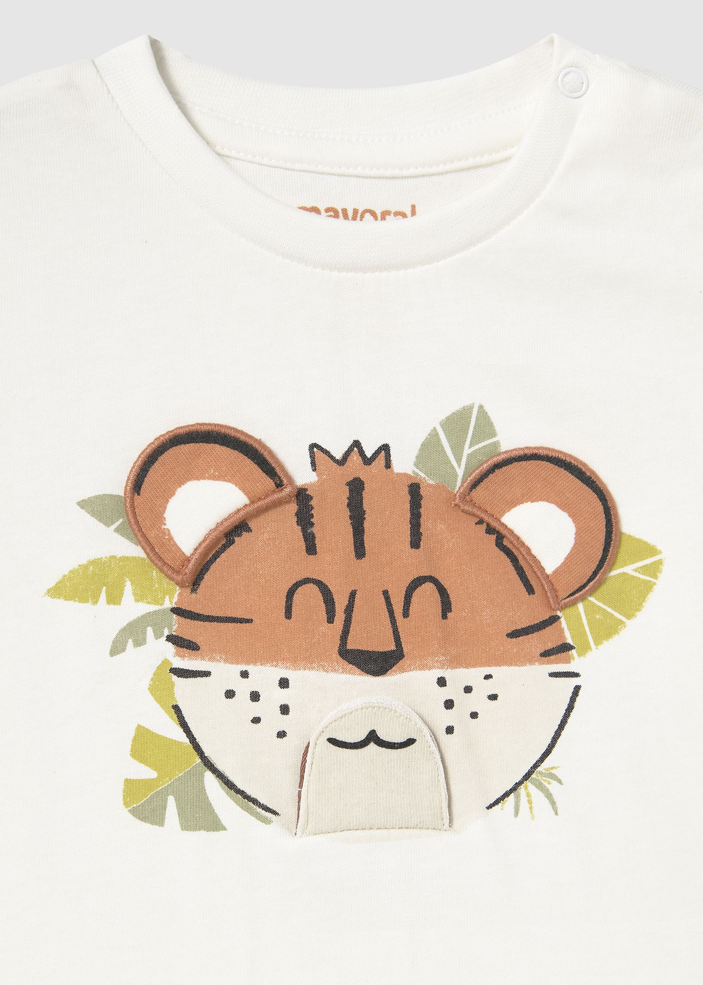 T-shirt interactif tigre bébé