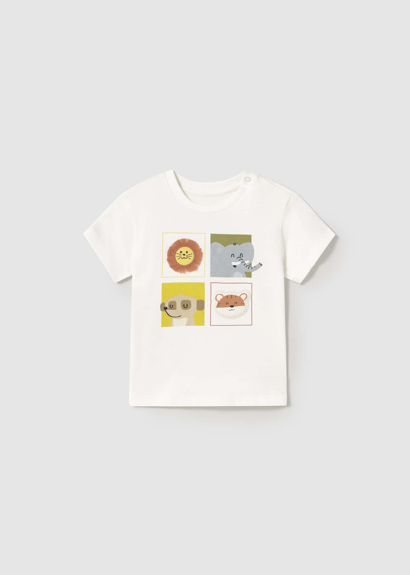 Camiseta animales bebé