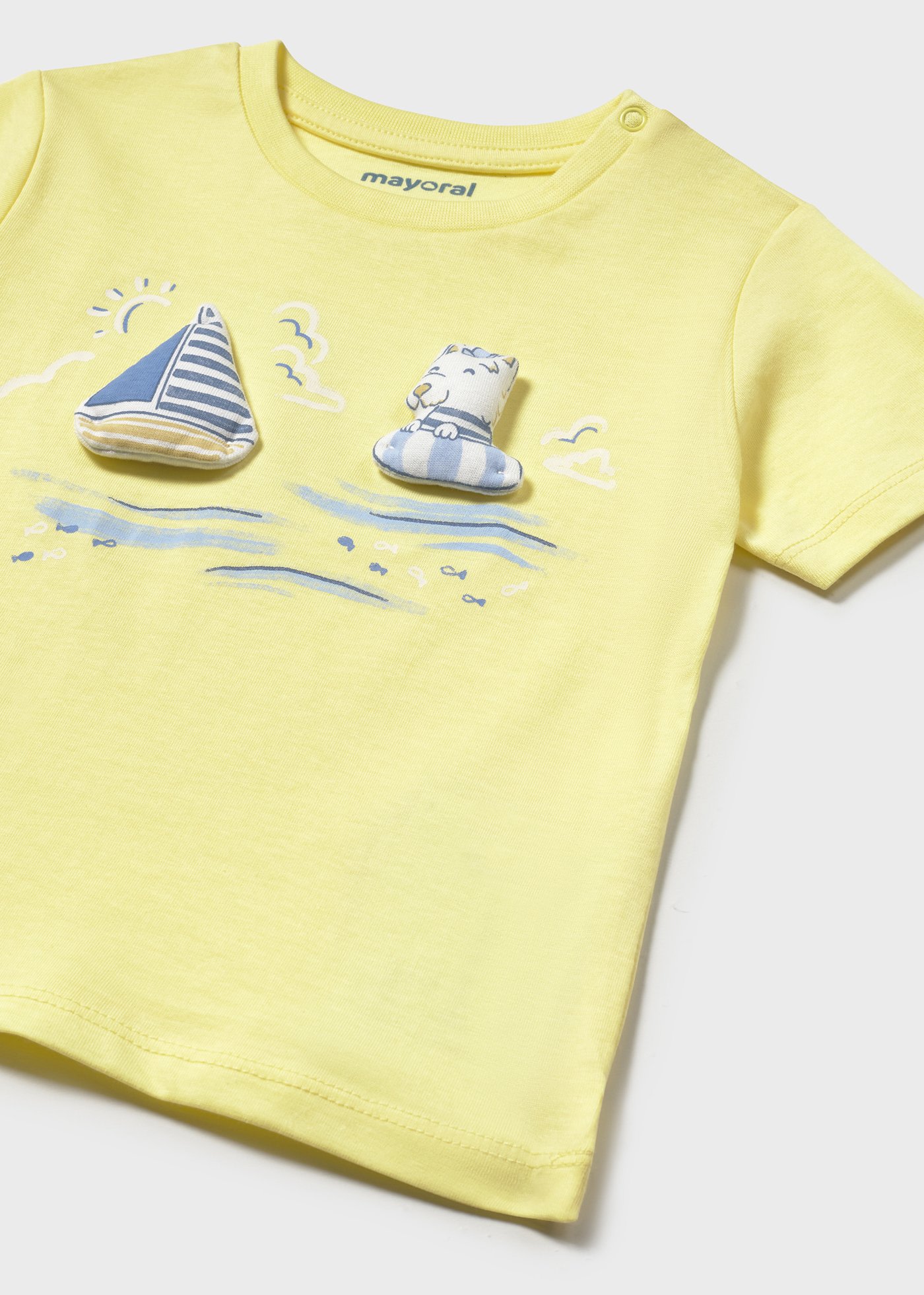 Tricou barca cu panze bebe
