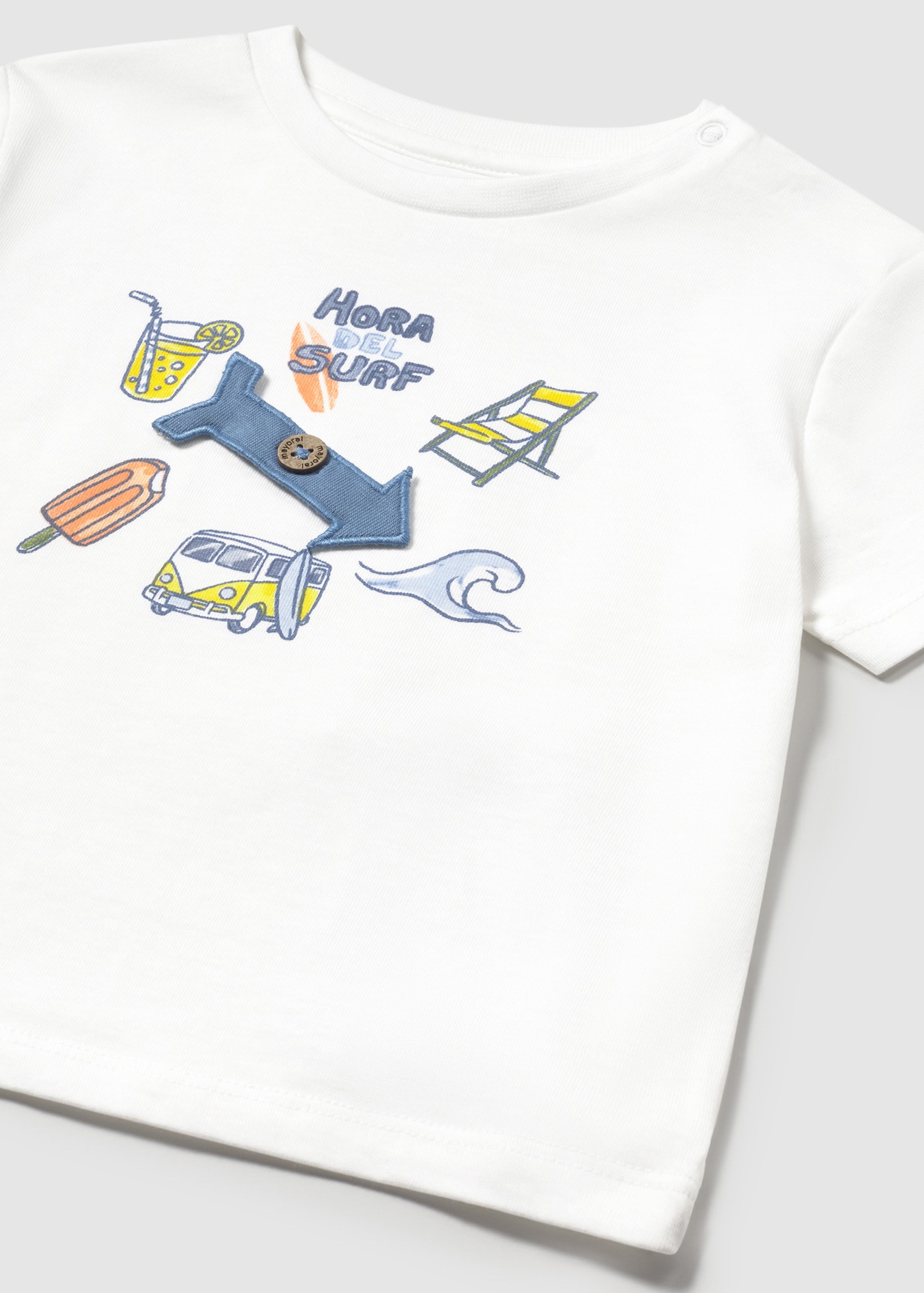 Maglietta interattiva freccia neonato