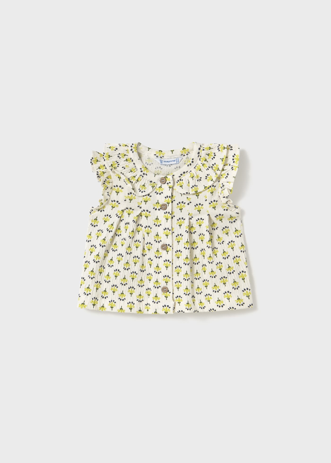 Baby print bambula blouse