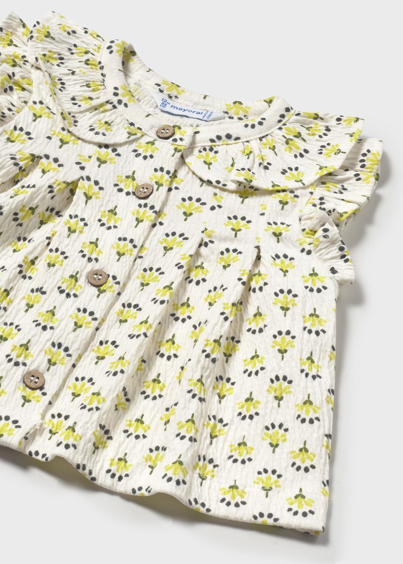 Baby print bambula blouse