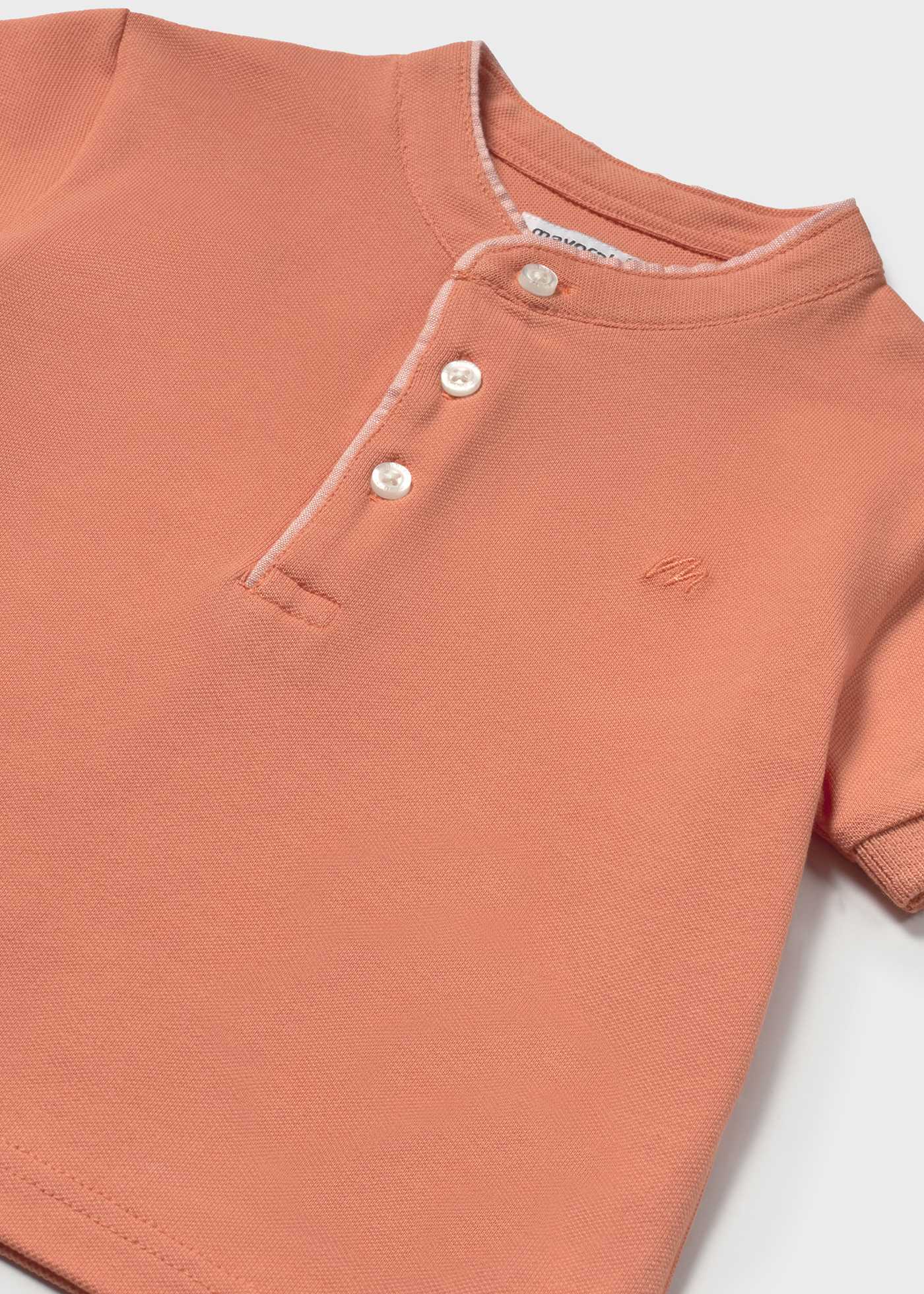 Baby mao collar polo shirt