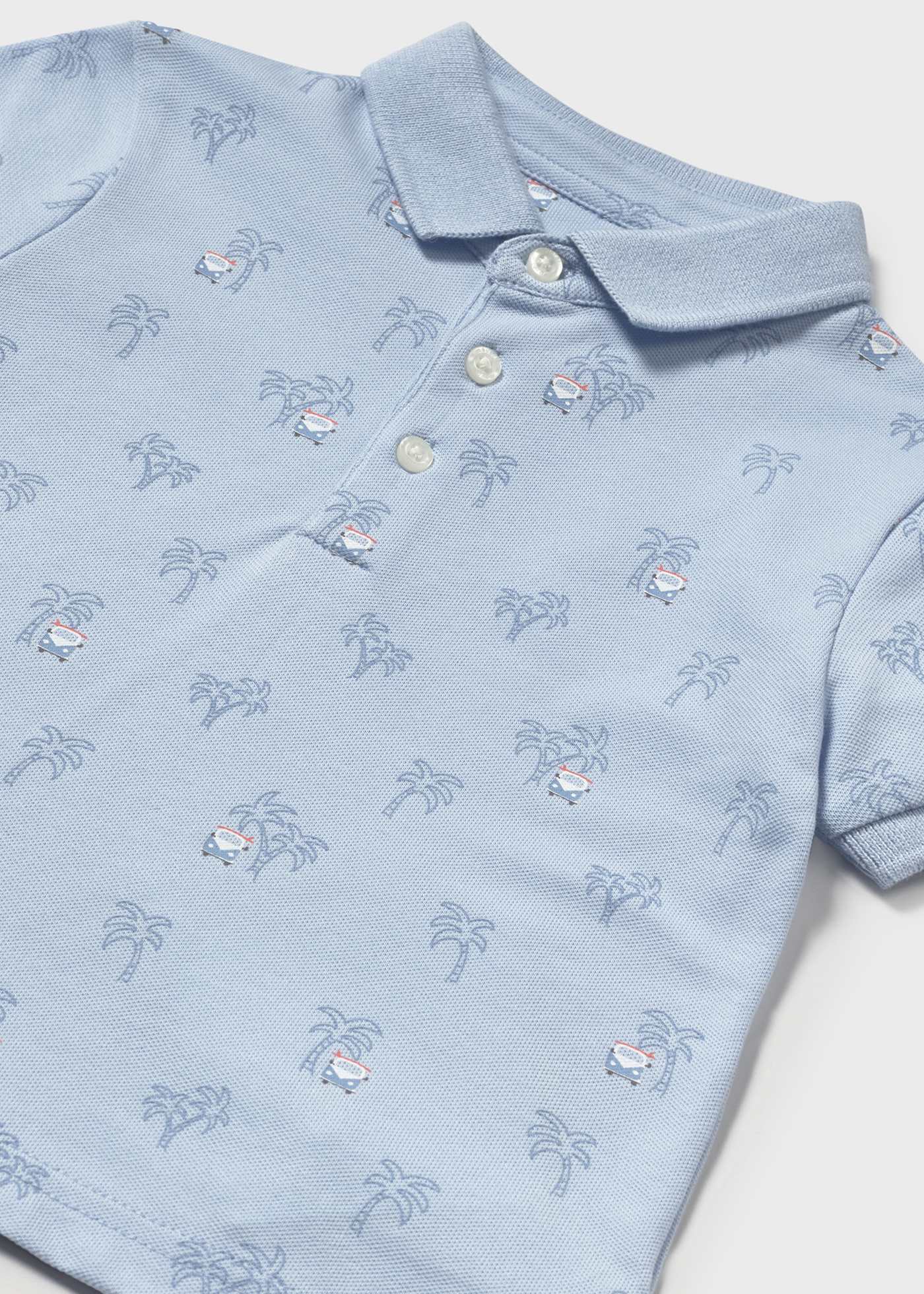 Baby print polo shirt