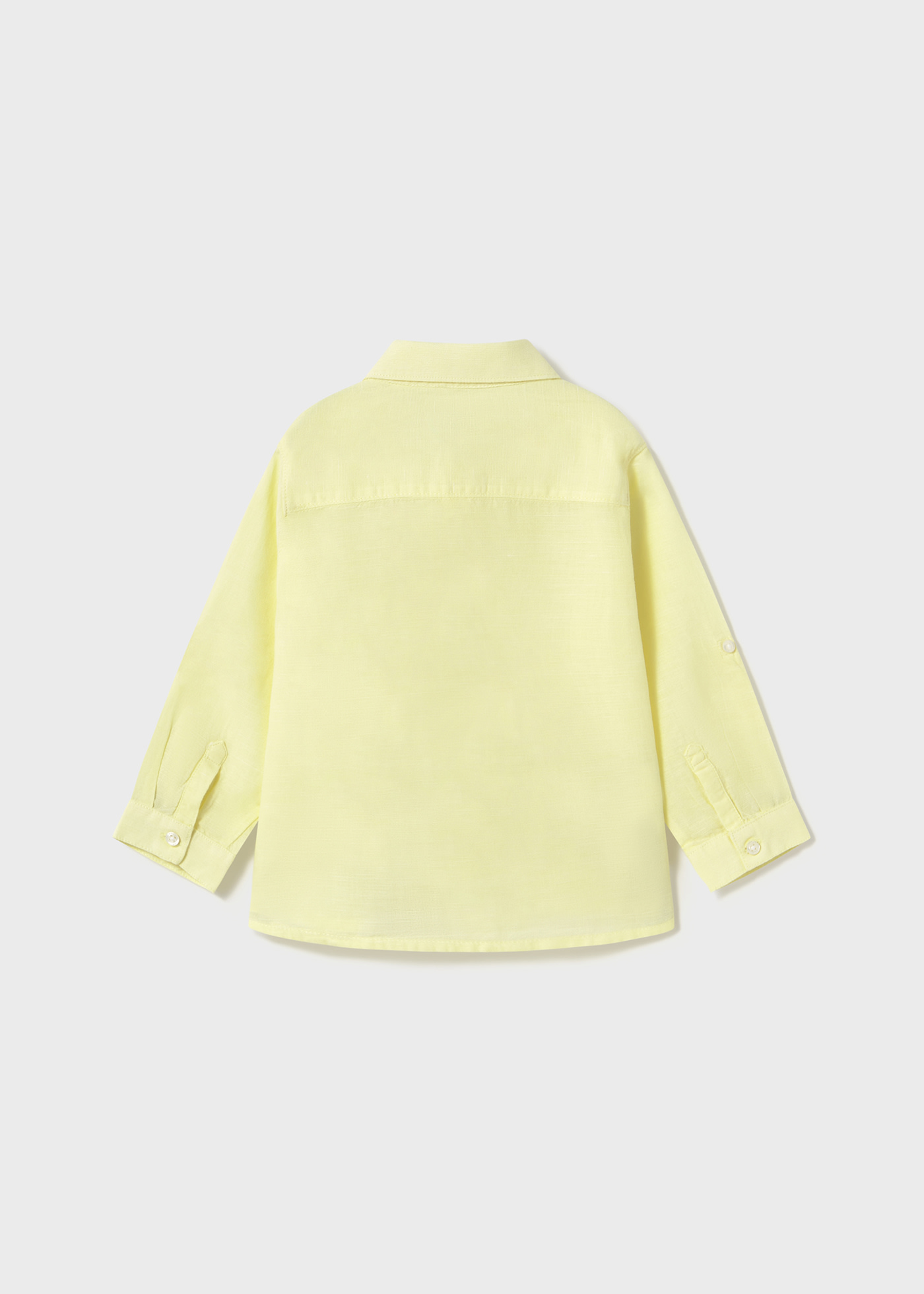 Camicia manica lunga lino neonato