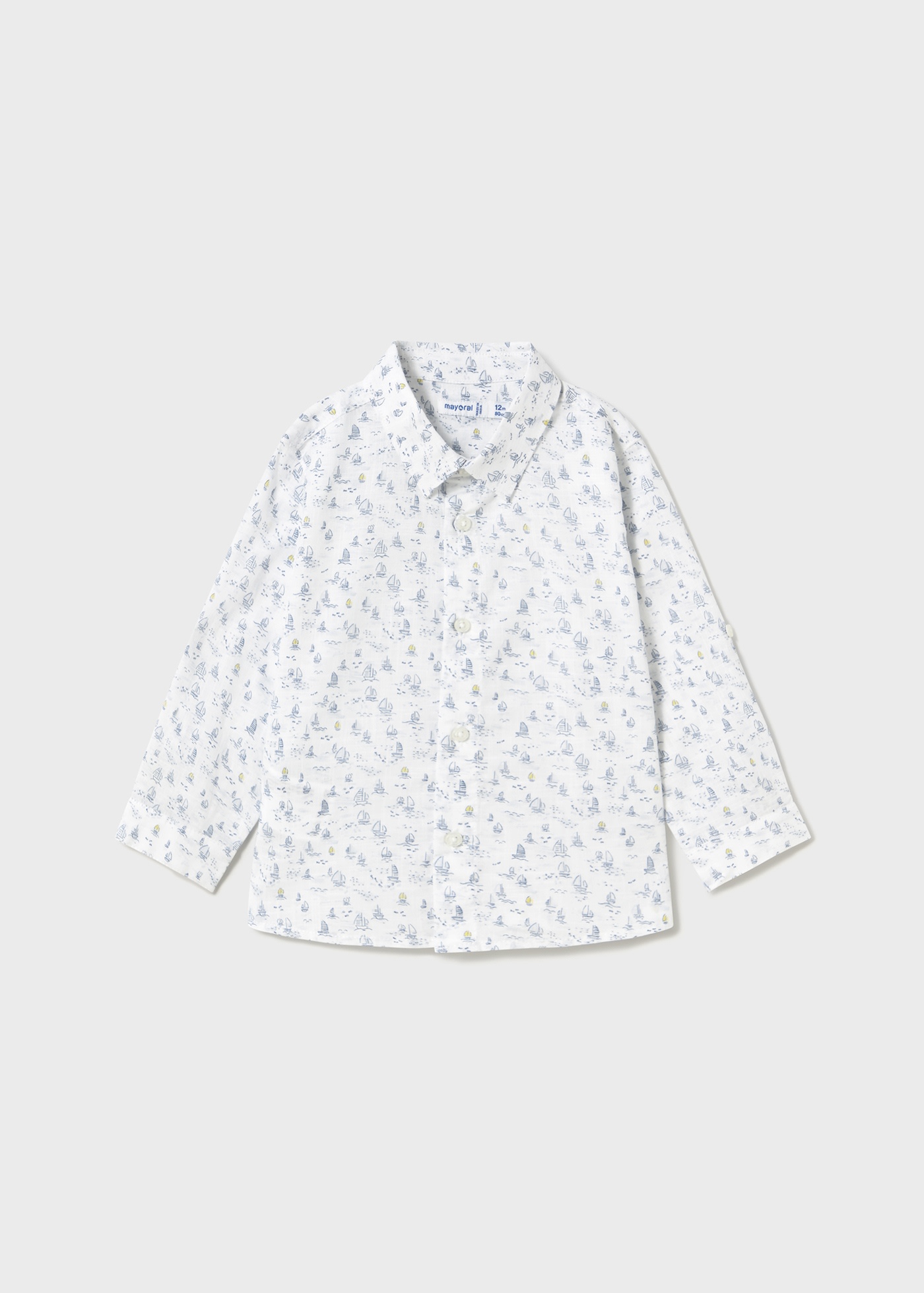 Baby long sleeved print shirt