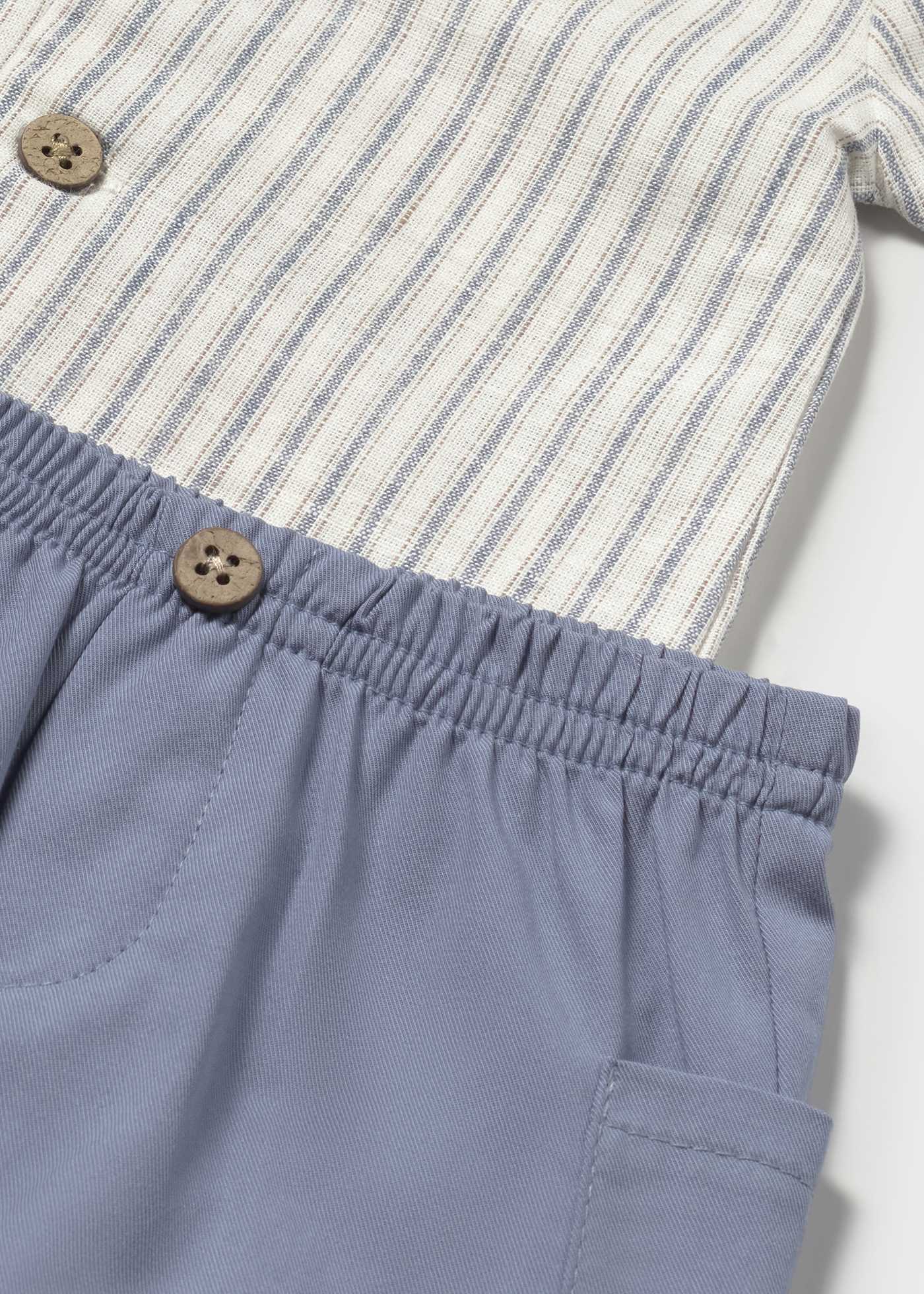 Conjunto 3 peças com sobre camisa recém nascido