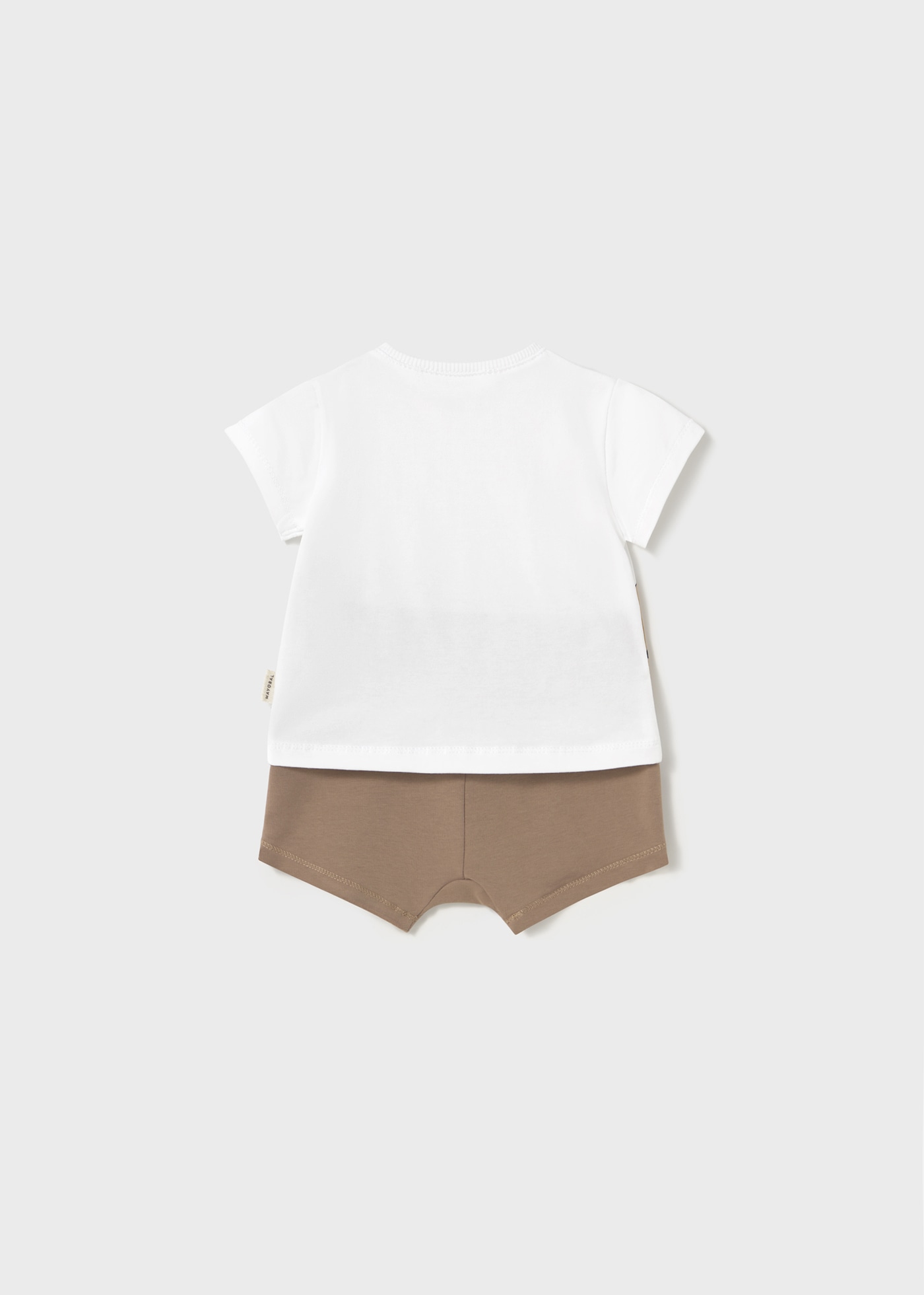 Newborn boy animal shorts and t-shirt set