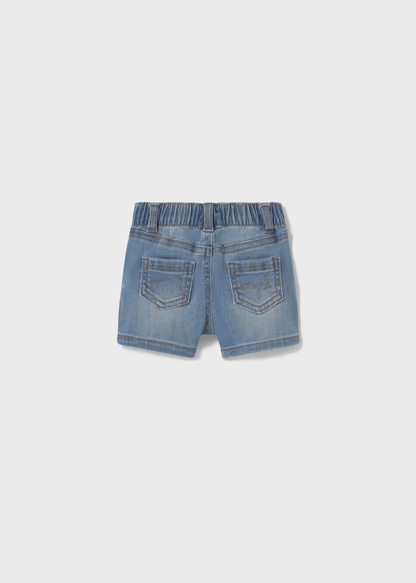 Newborn boy denim shorts