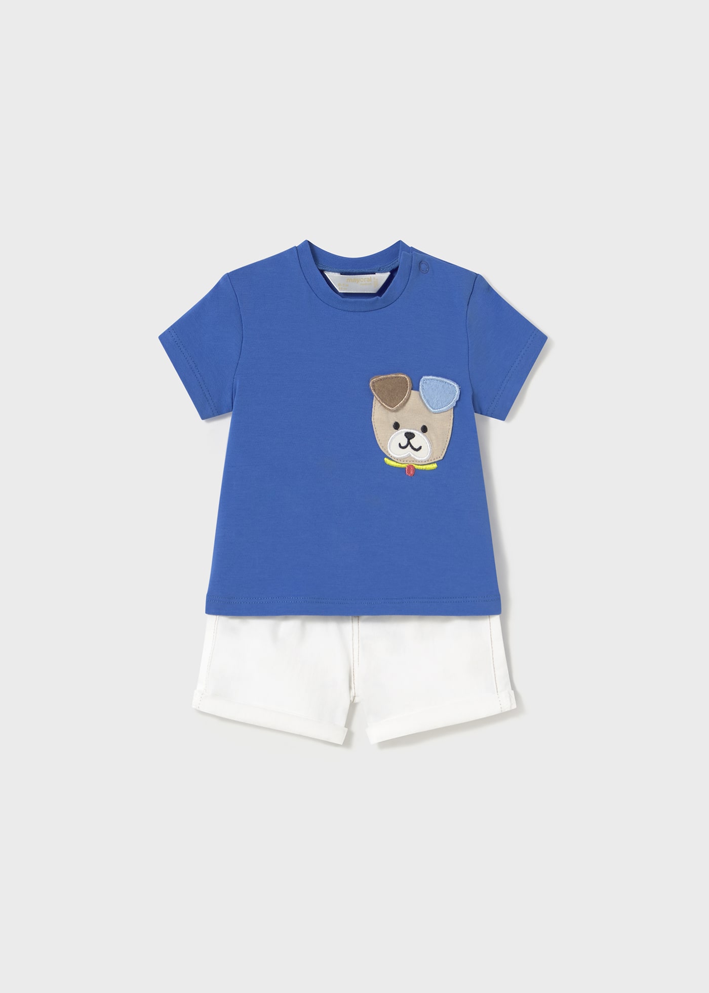 Set pantaloni scurti si tricou nou-nascut