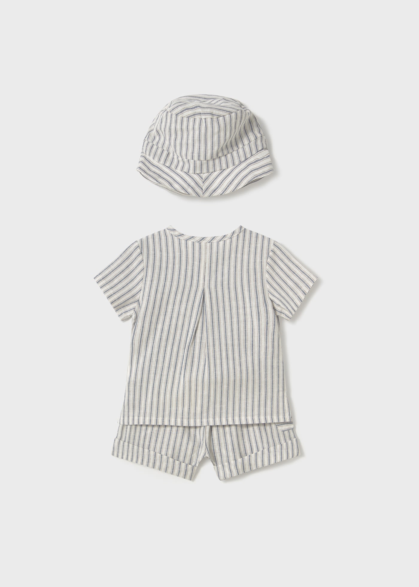 Newborn 3-Piece Striped Set with Hat