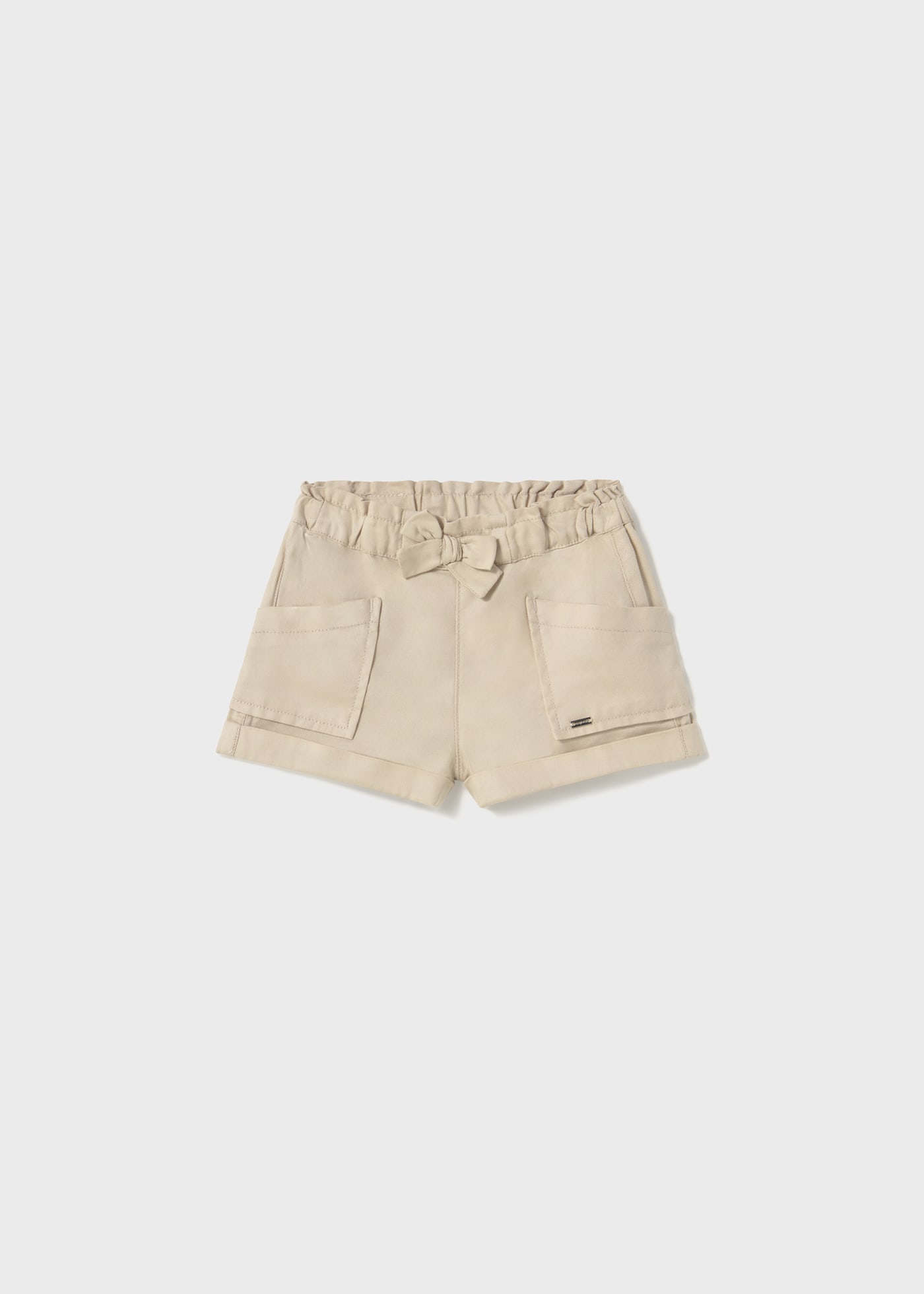 Pantaloni scurti cu funda bebe