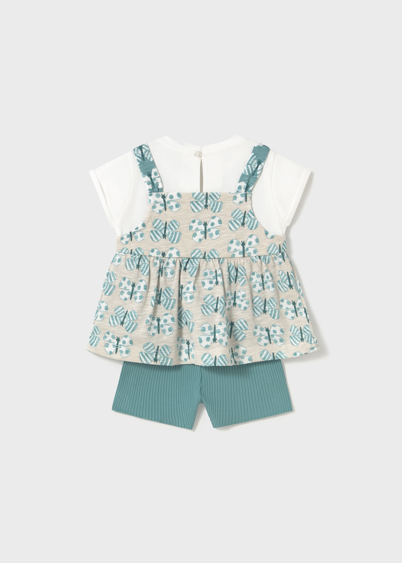 Ensemble short et t-shirt avec superposition bébé