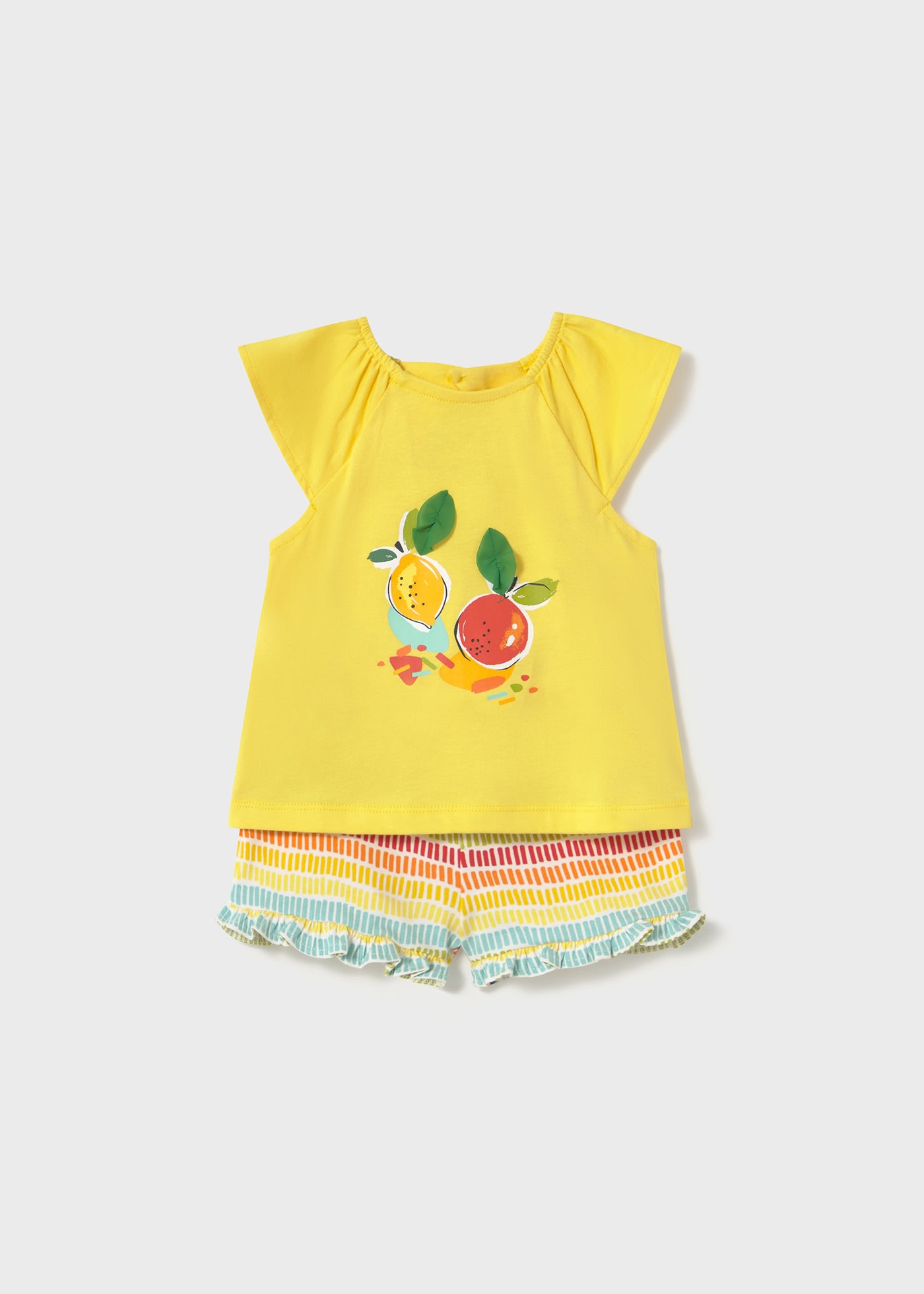 Ensemble short et t-shirt à fruits bébé