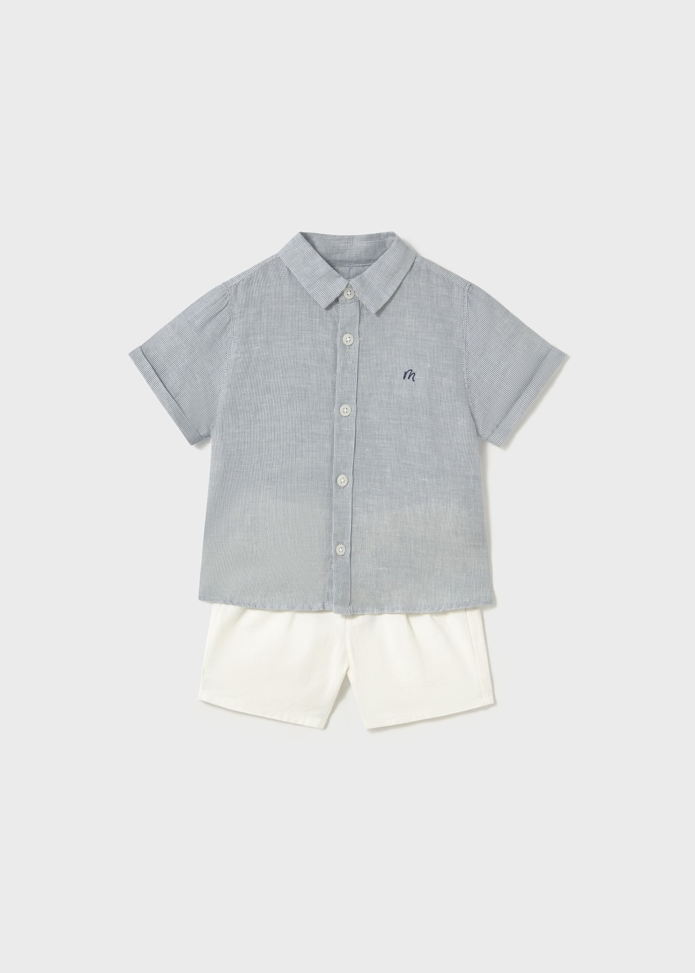 Ensemble bermuda et chemise habillée bébé