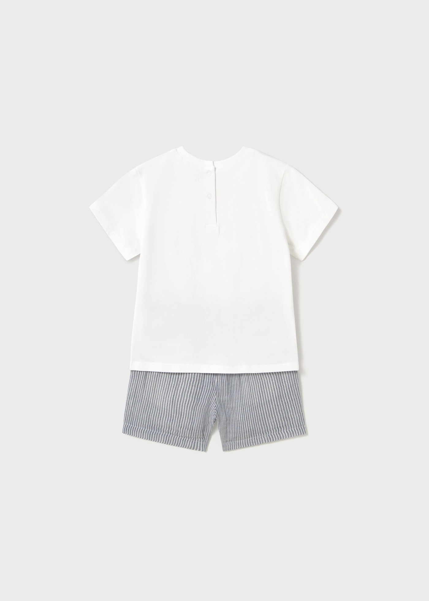 Set bermude si tricou cu rechin bebe
