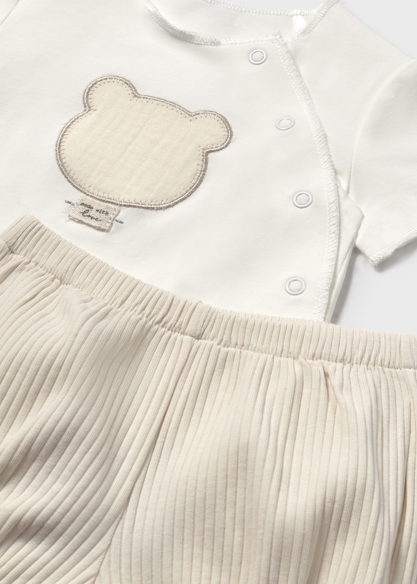 Set Shorts und T-Shirt Bärchen Neugeborene