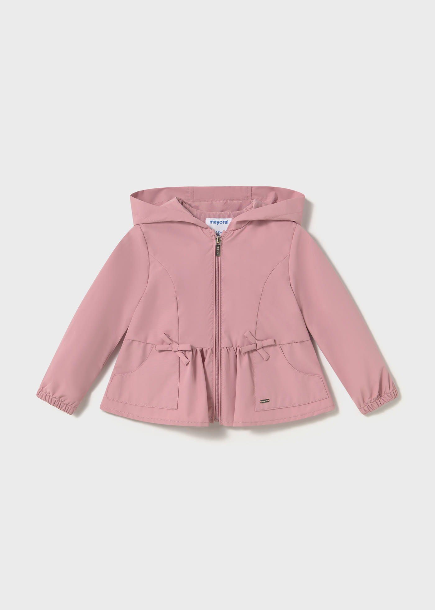 Baby hooded windbreaker