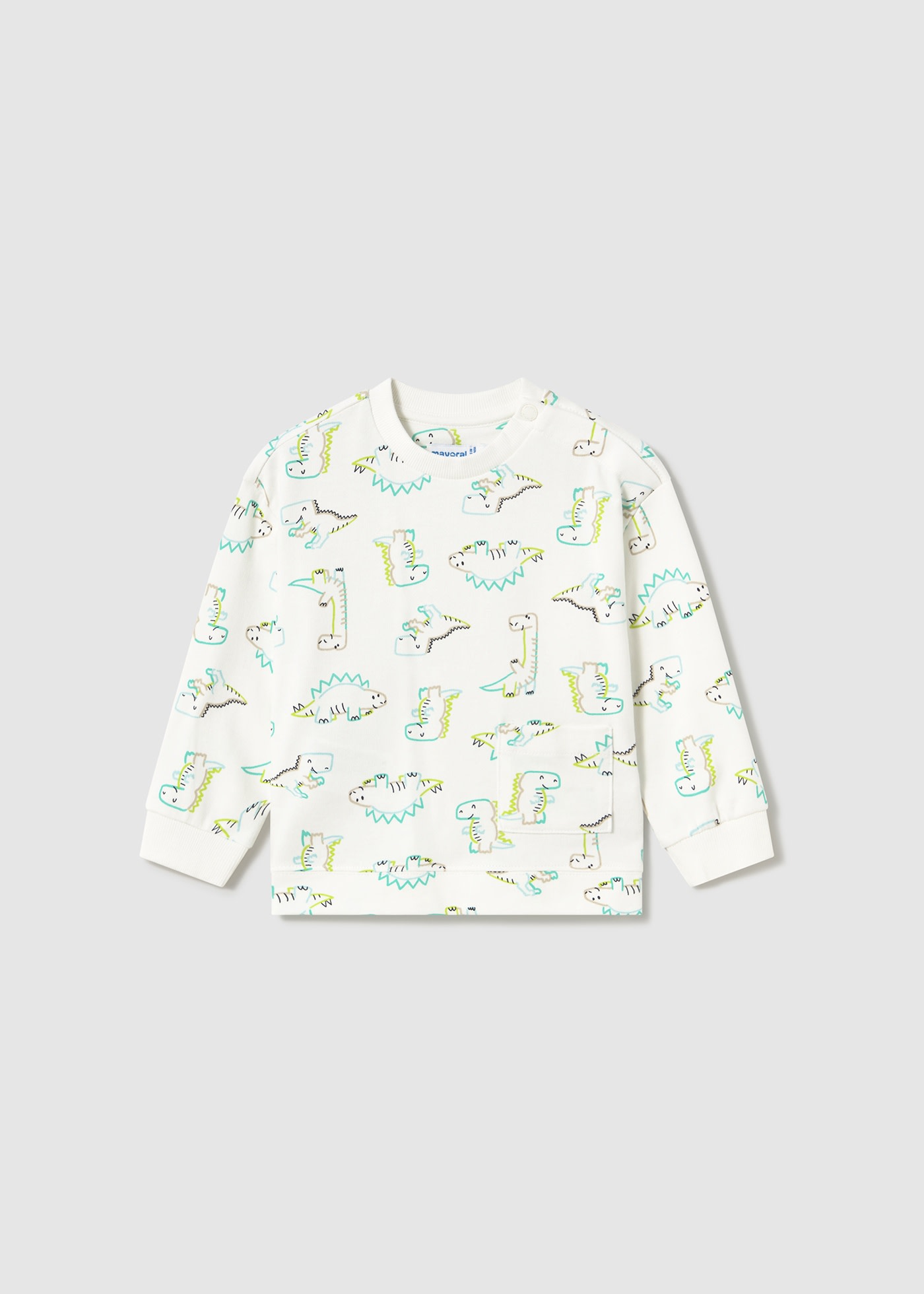 Bluza niemowlęca ze wzorem w dinozaury