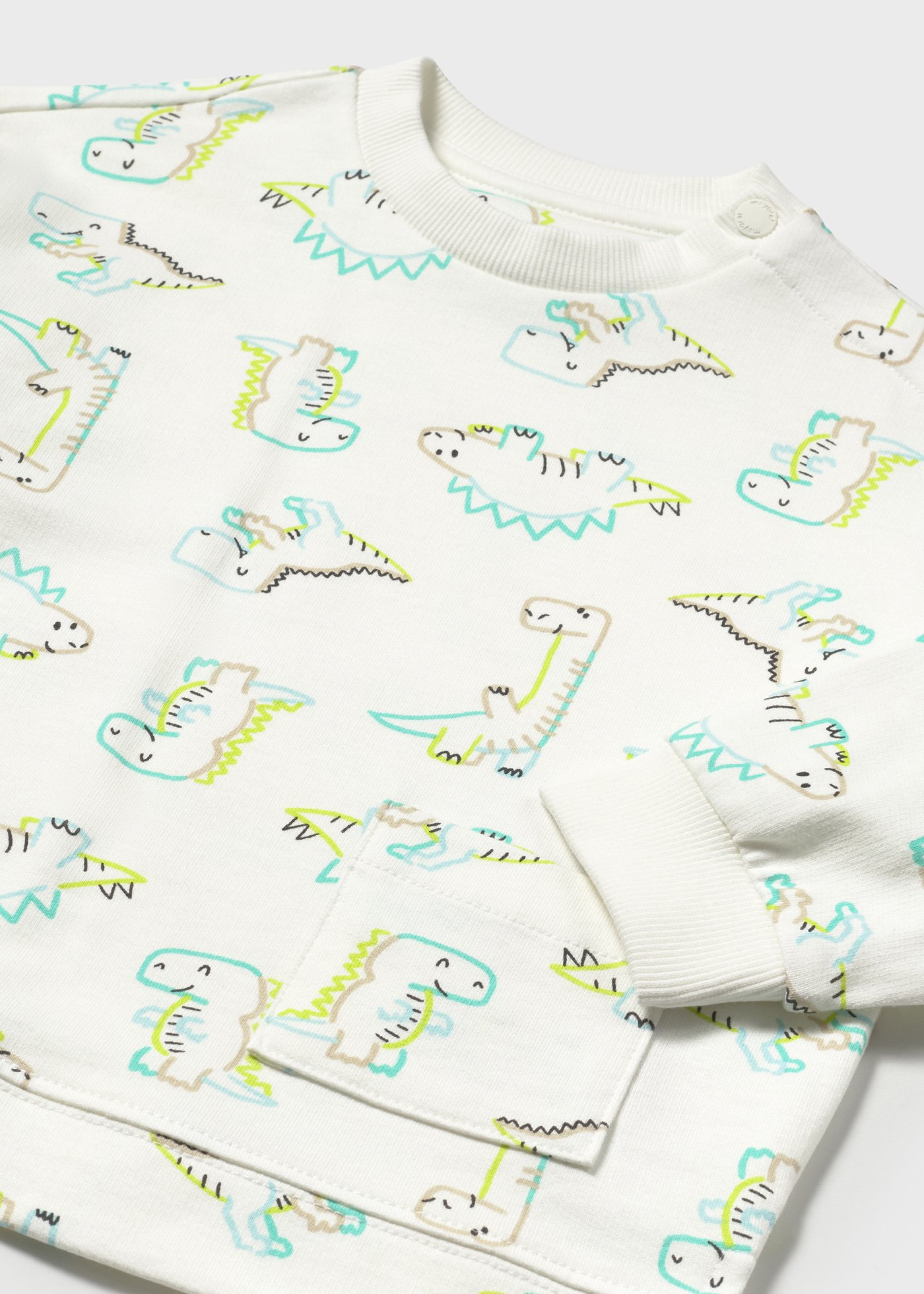 Bluza niemowlęca ze wzorem w dinozaury