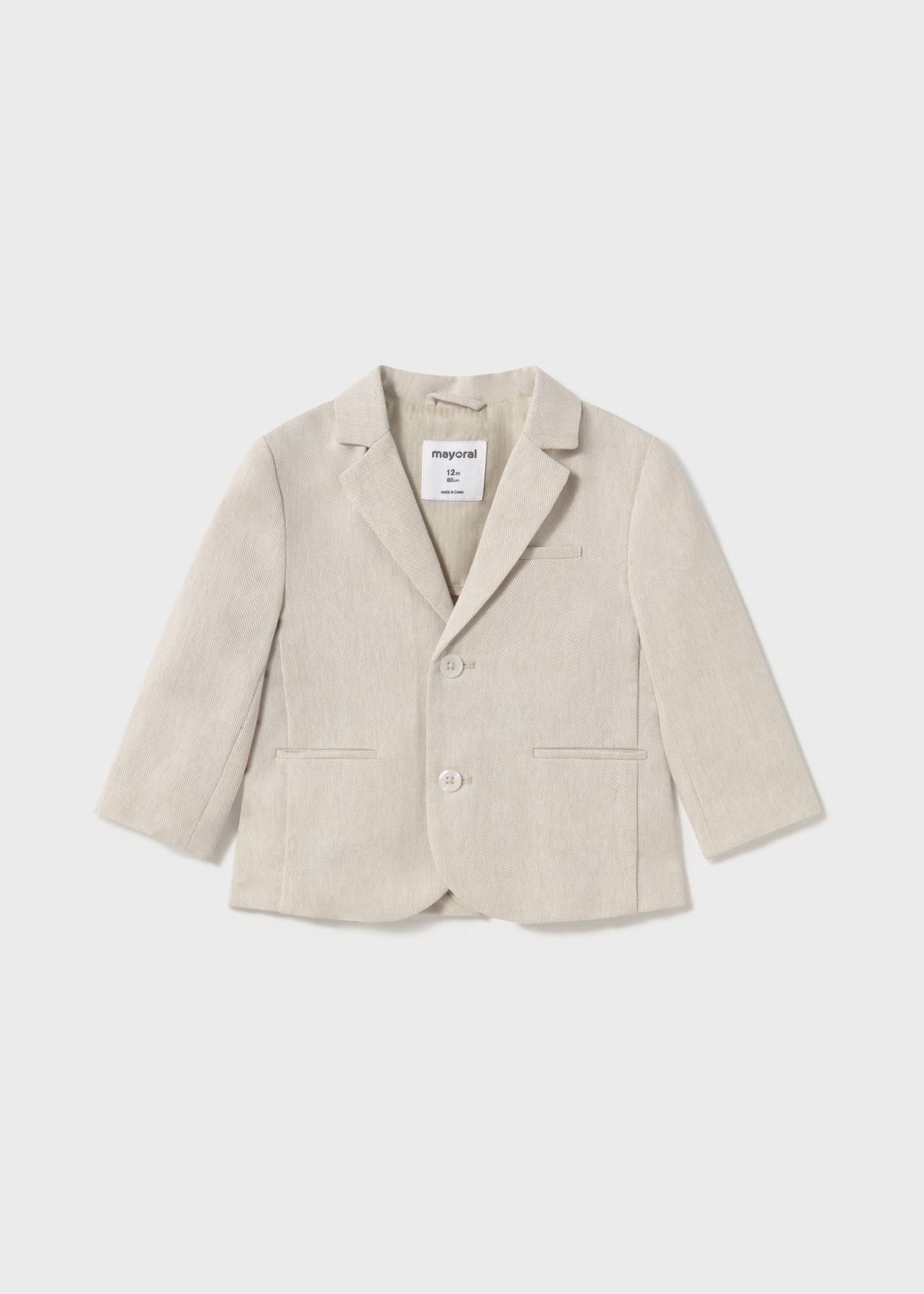 Baby linen blazer