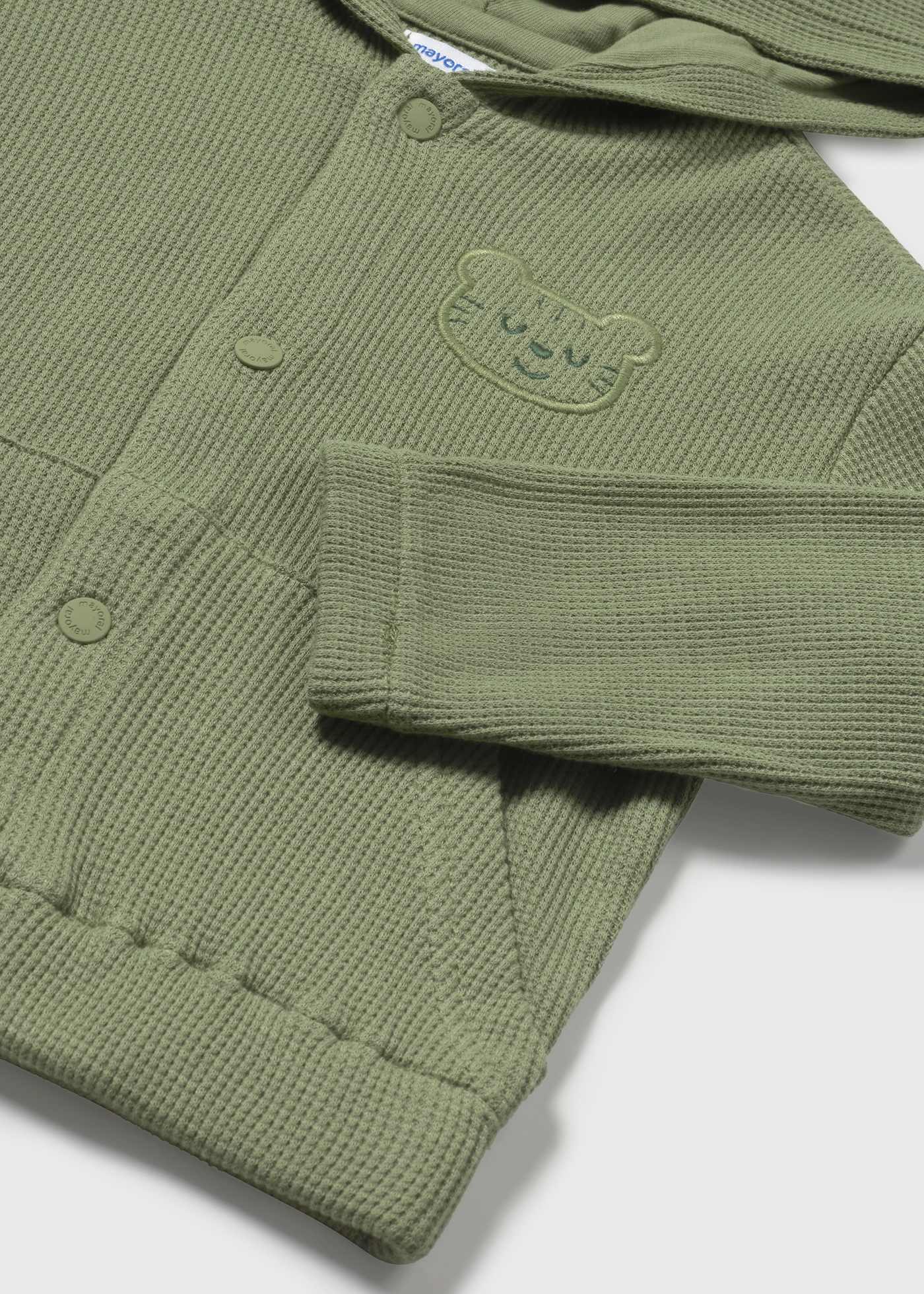 Sudadera estructura con capucha bebé