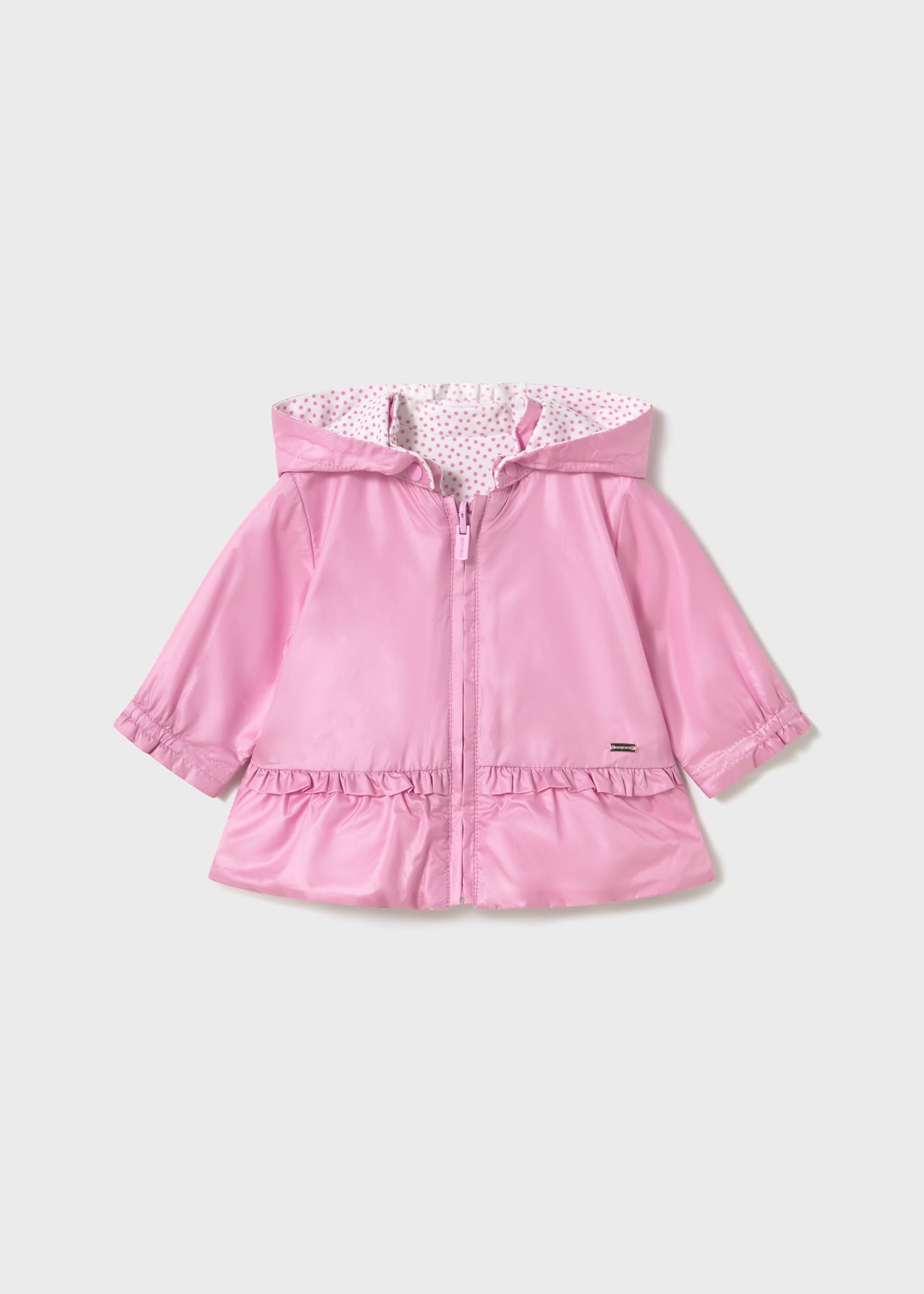 Newborn girl reversible jacket