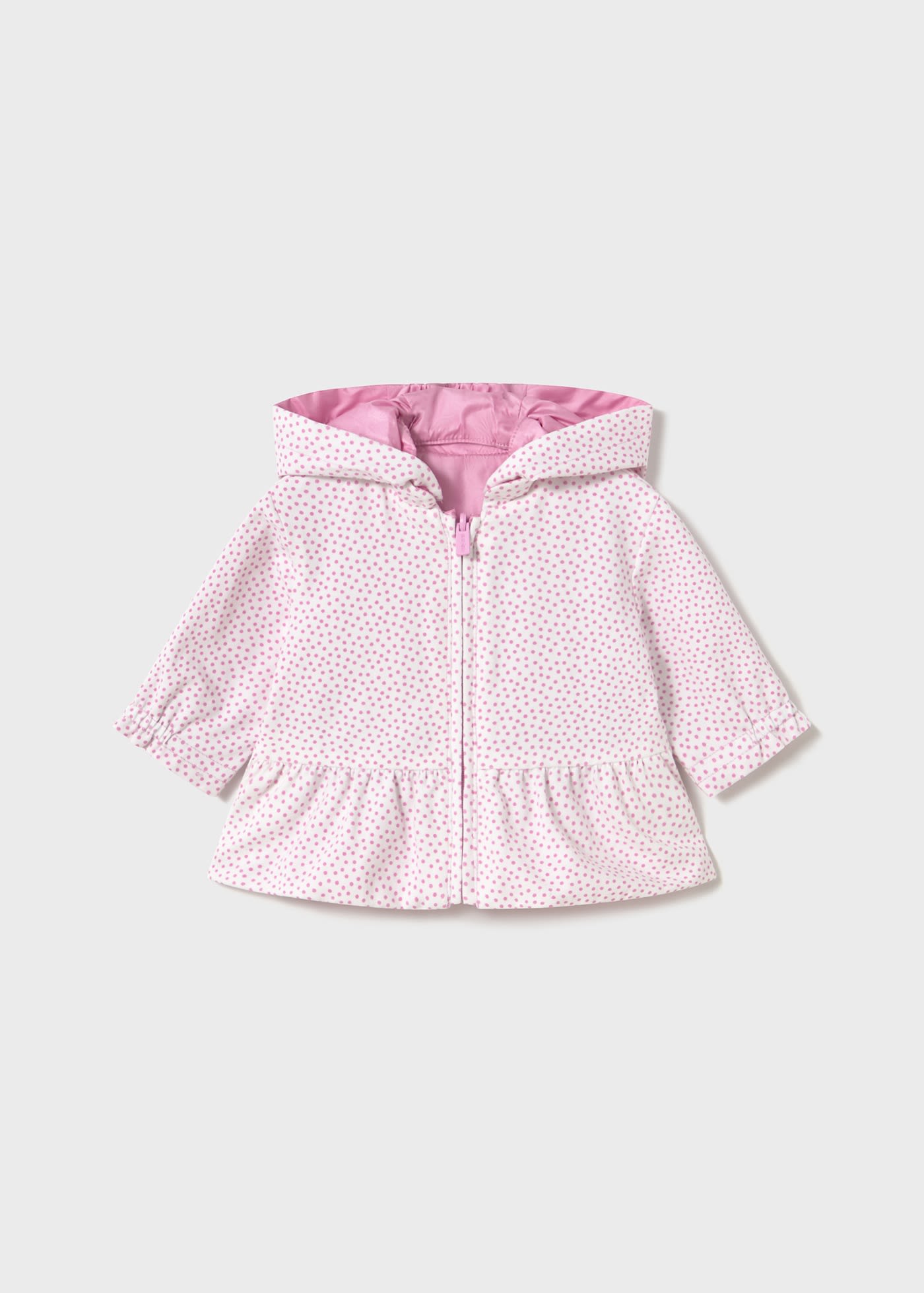 Newborn girl reversible jacket