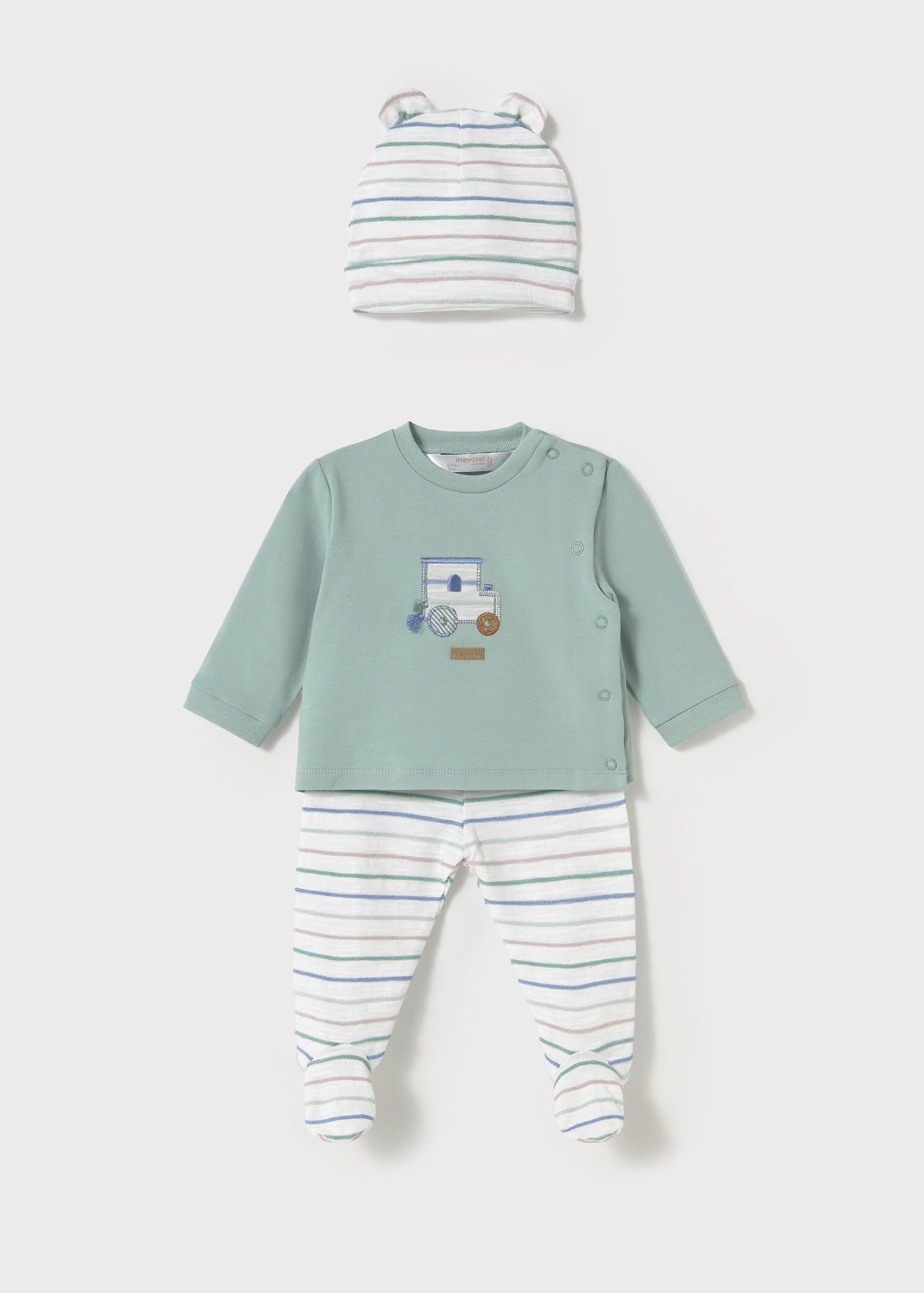 Newborn 3-Piece Set with Hat