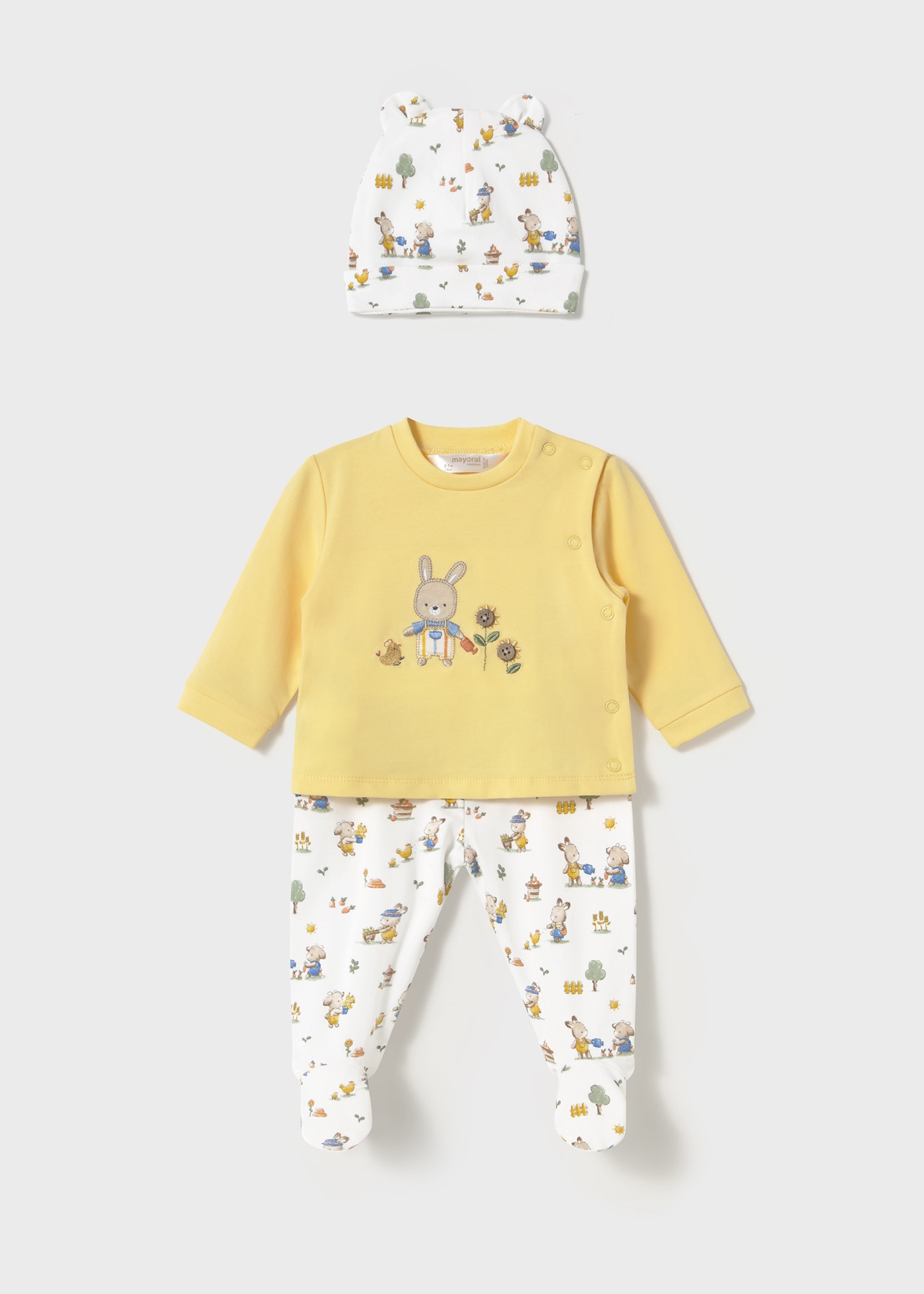 Completo 3 pezzi ghettina neonato
