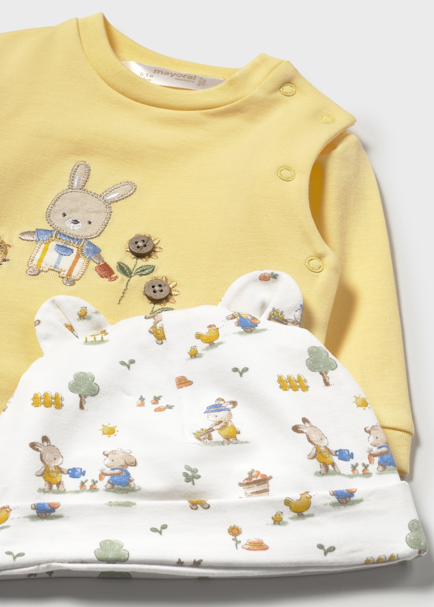 Completo 3 pezzi ghettina neonato