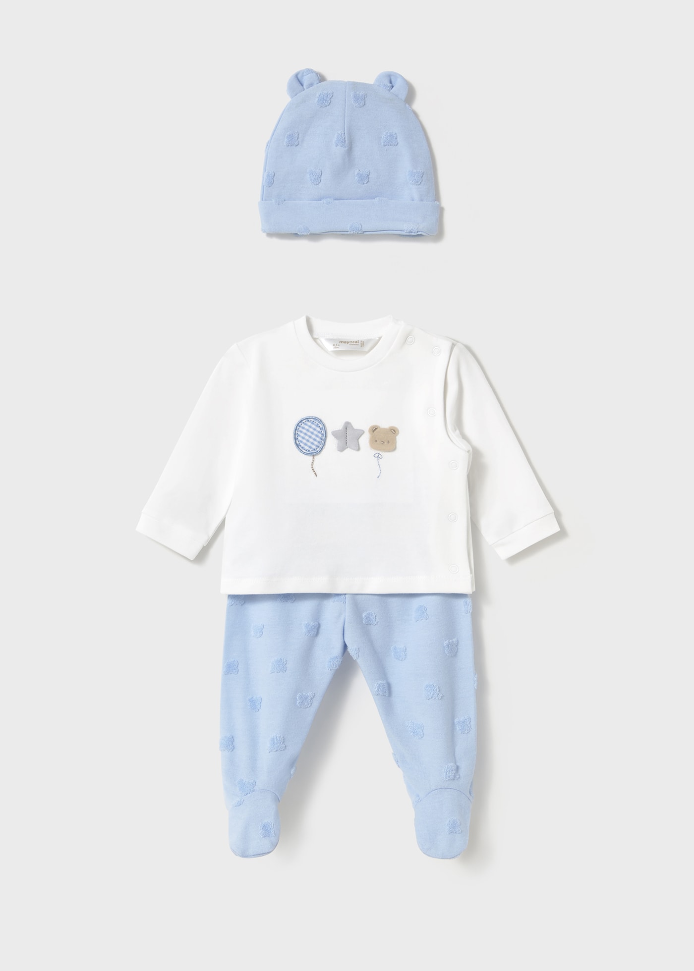 Newborn 3-Piece Set with Hat