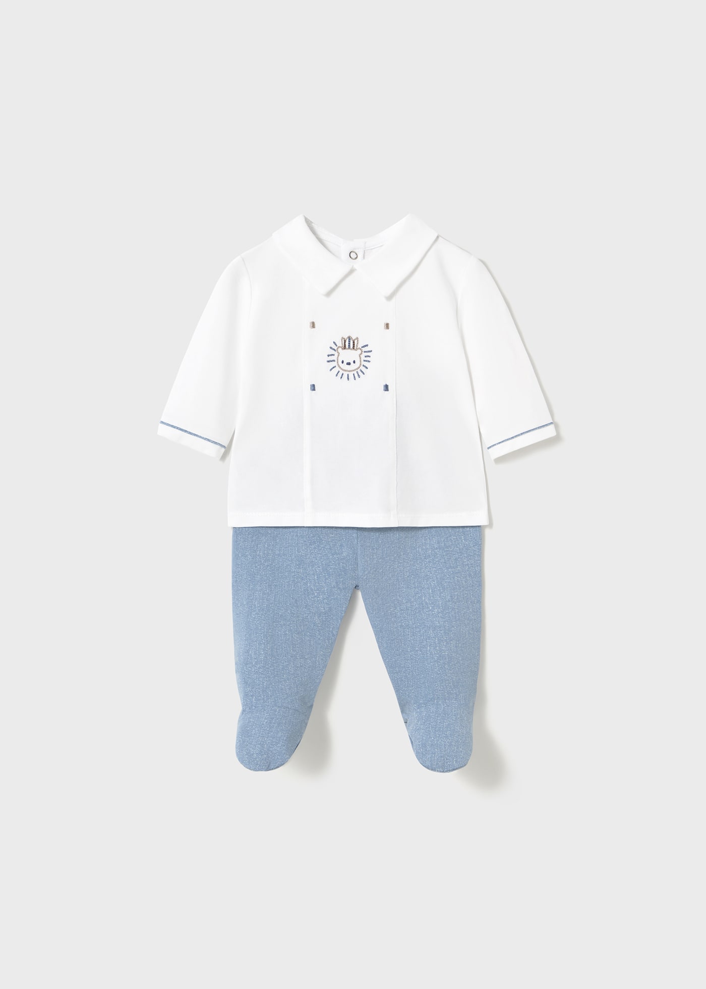 Newborn boy leggings and top set