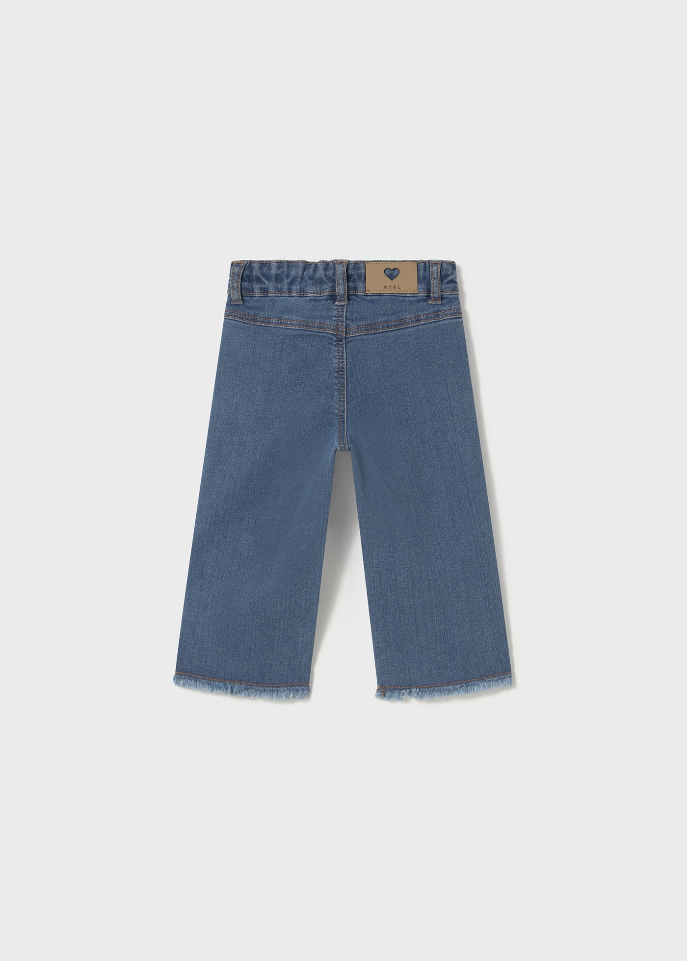 Pantalón largo vaquero acampanado bebé