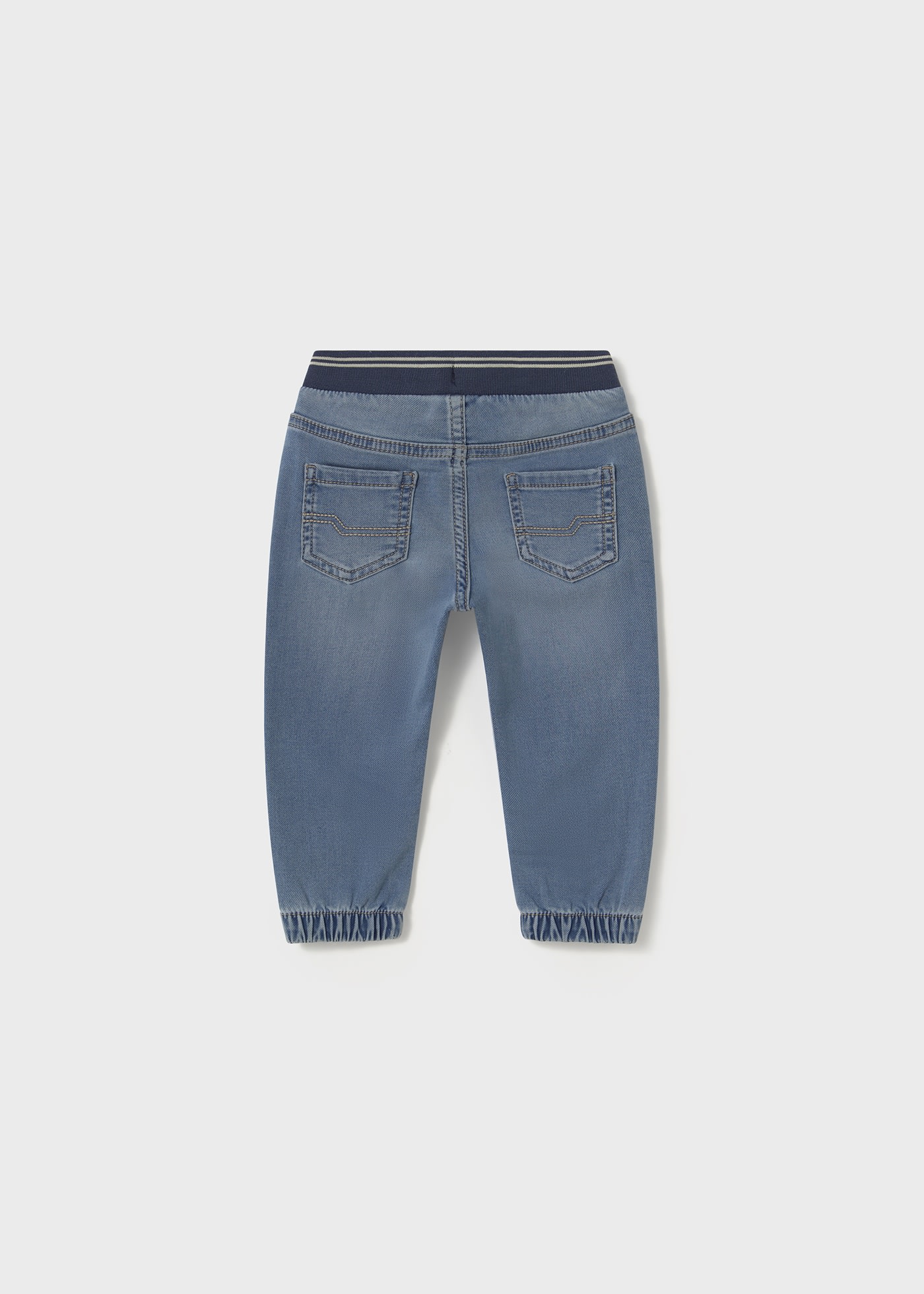 Pantalon en denim taille élastique bébé