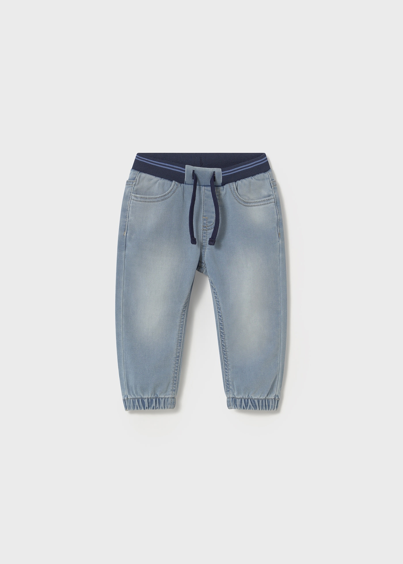 Pantalon en denim taille élastique bébé